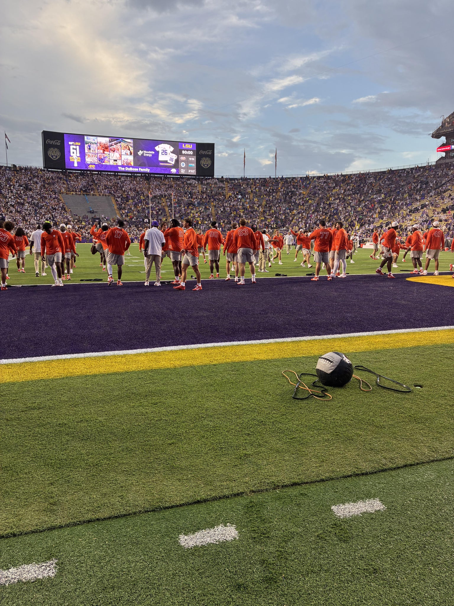 Vue réelle des fans prise de la Section Box 46 au site Tiger Stadium par Thaddeus F