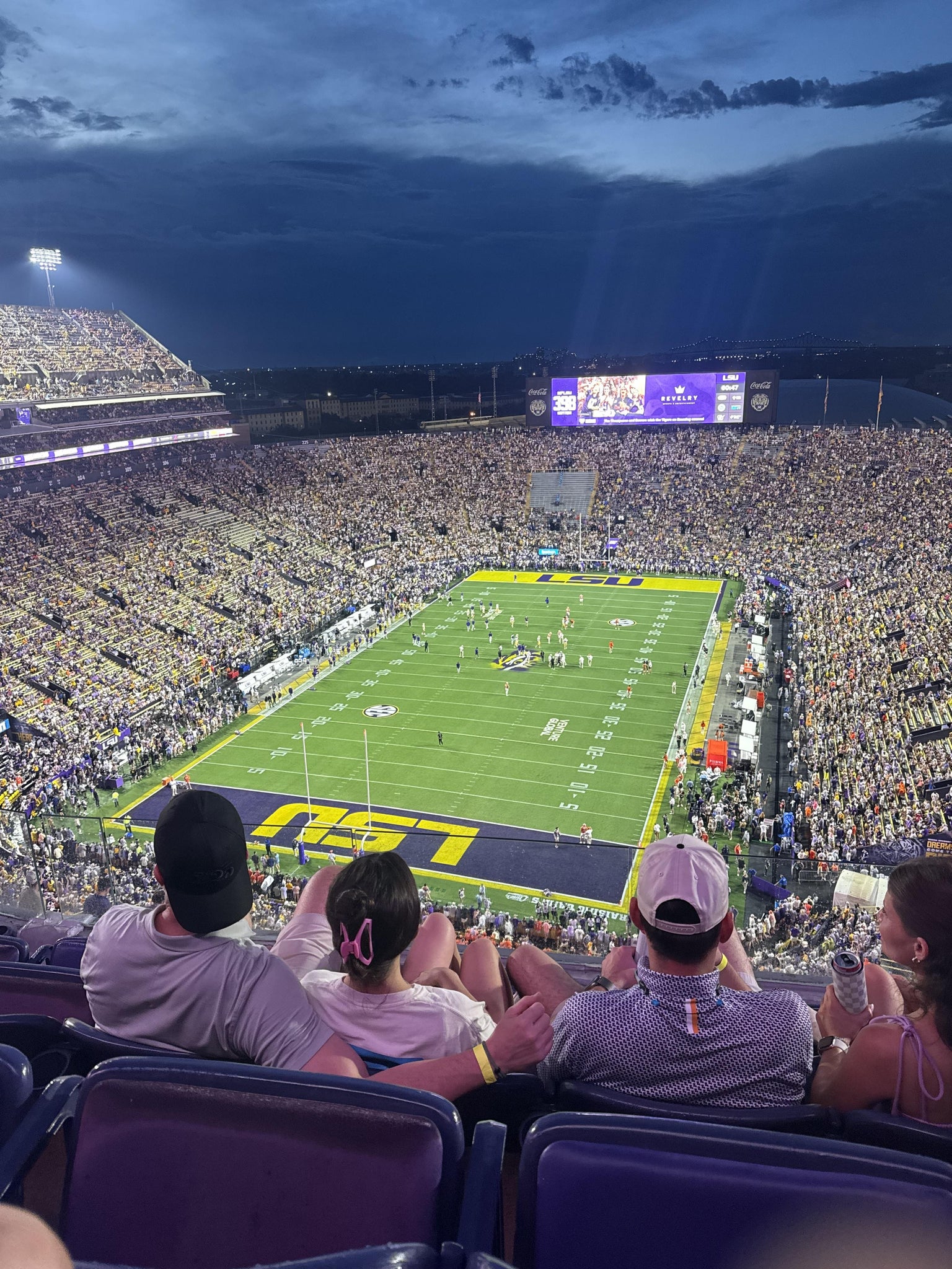 Vue réelle des fans prise de la Club 555 au site Tiger Stadium par Denisse B
