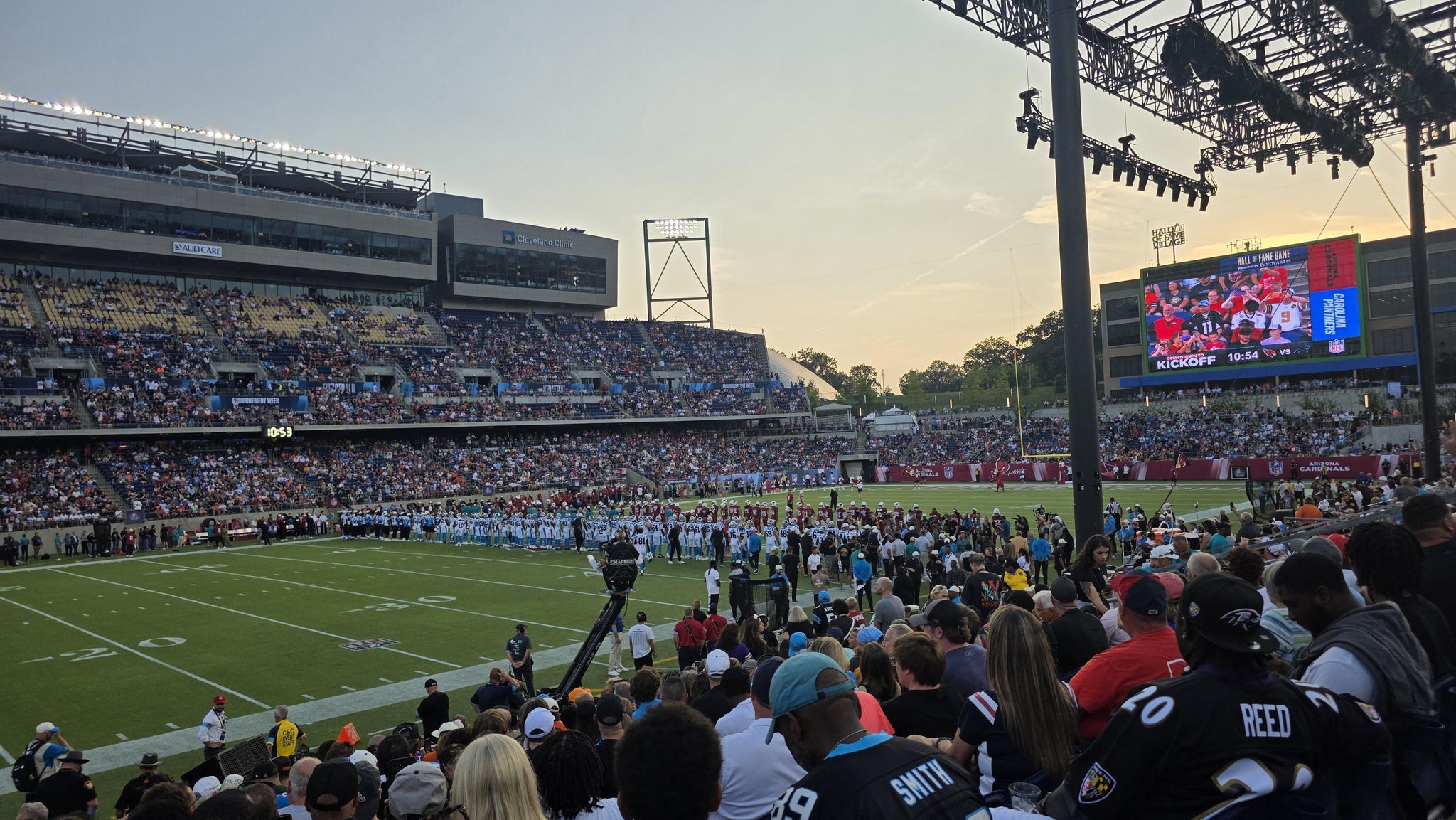 Real Fan View taken from Section 103 at Tom Benson Hall of Fame Stadium by Brittney R