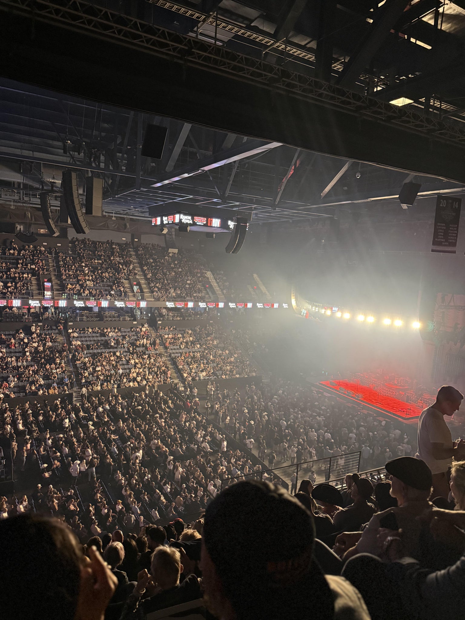 Real Fan View taken from Section 205 at Toyota Arena - Ontario by Anonymous User