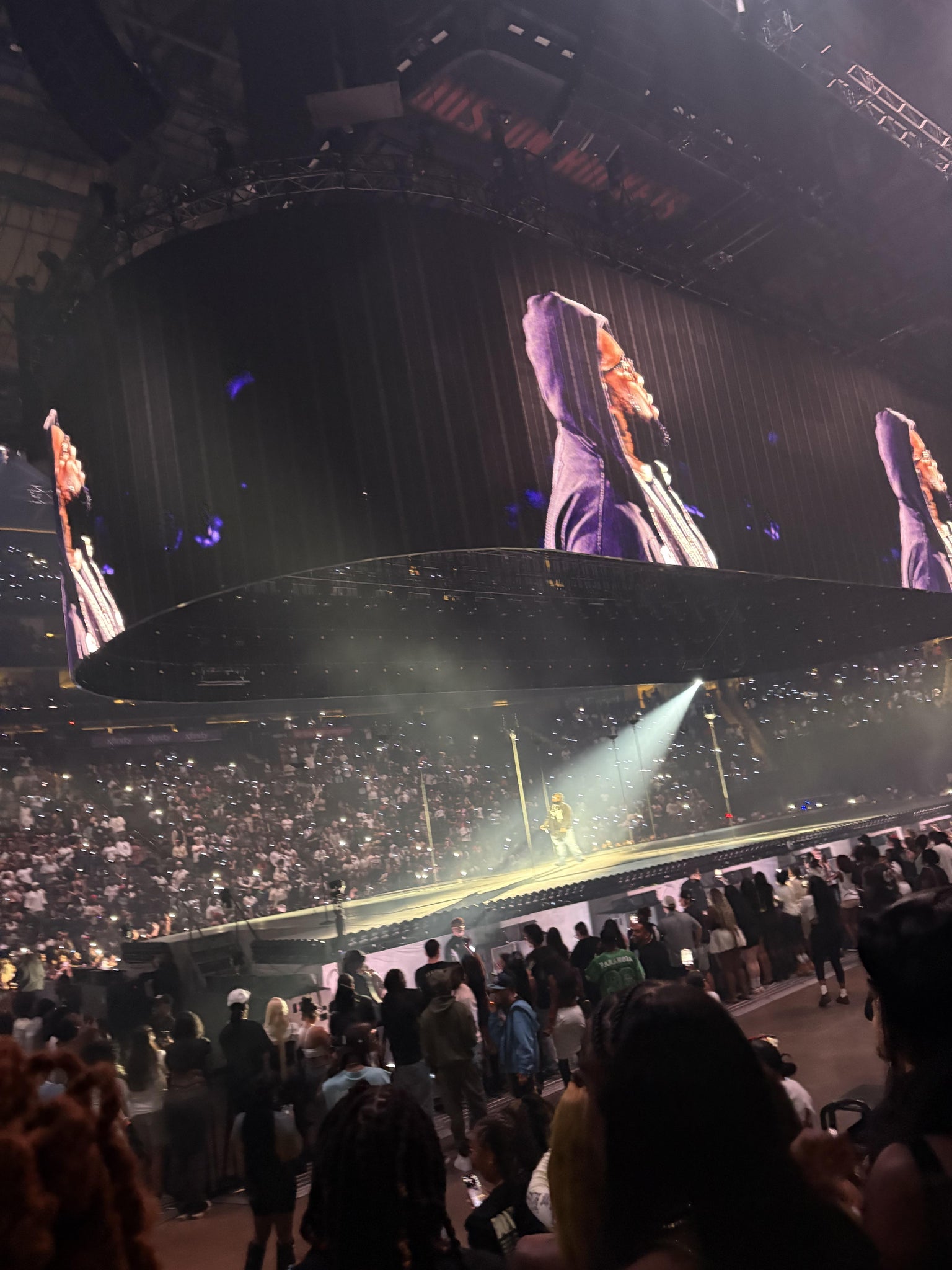 Real Fan View taken from Section 110 at Toyota Center by Cristal Z