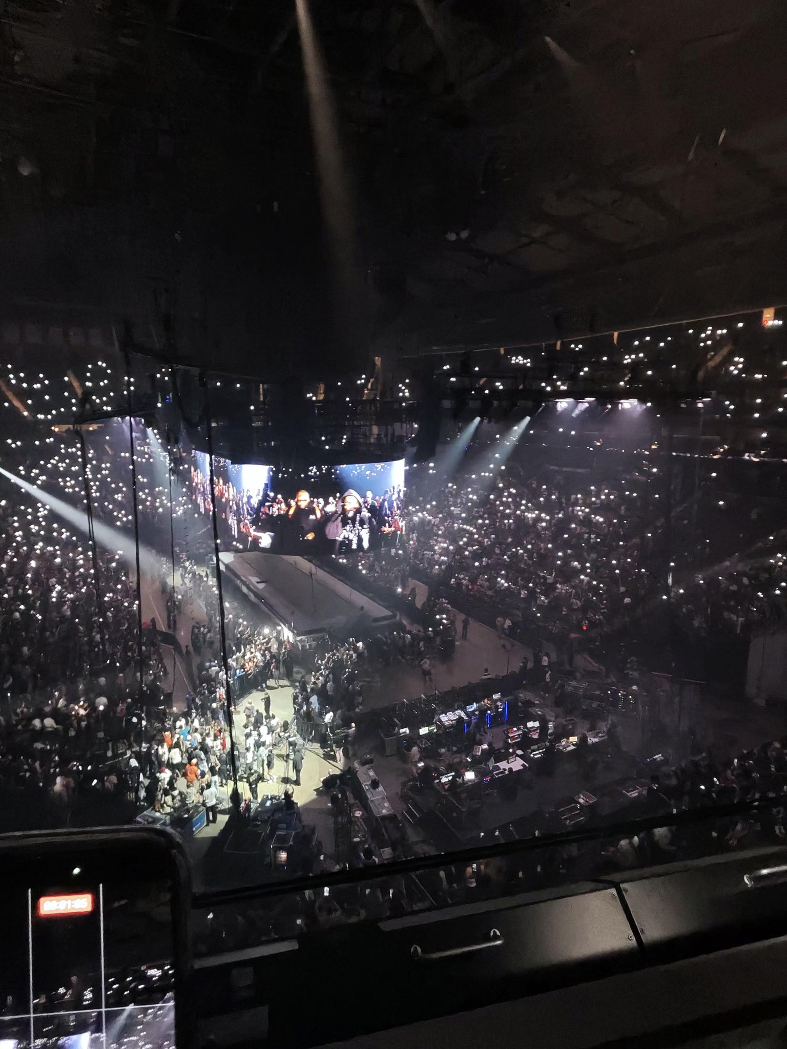Real Fan View taken from Section 403 at Toyota Center by Mia C