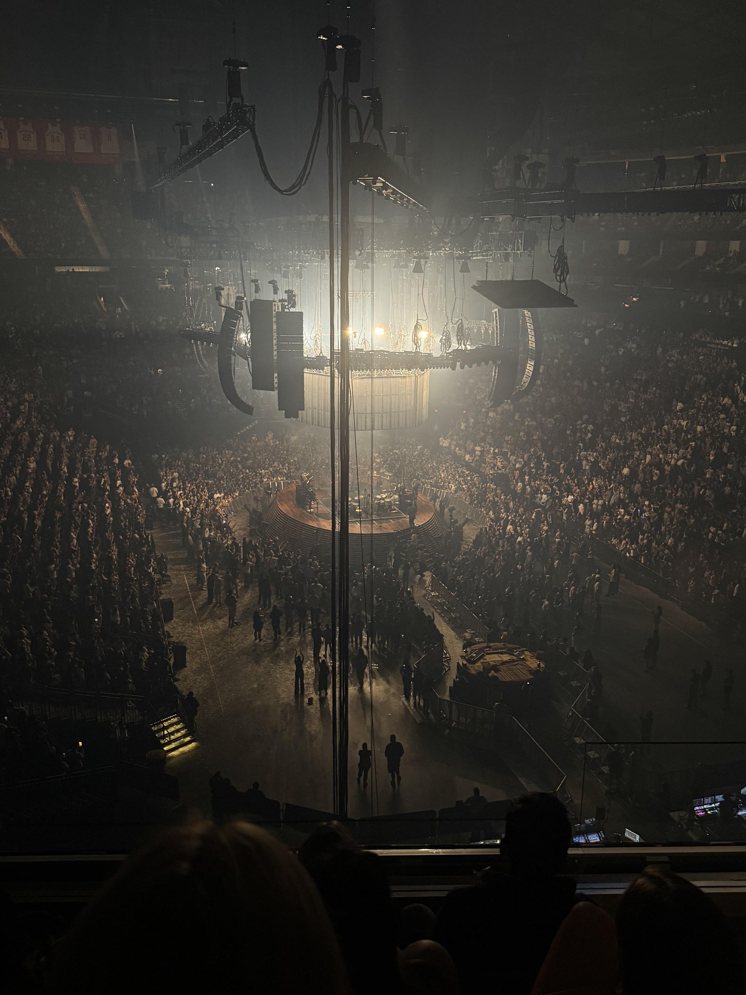 Real Fan View taken from Section 403 at Toyota Center by Paola R