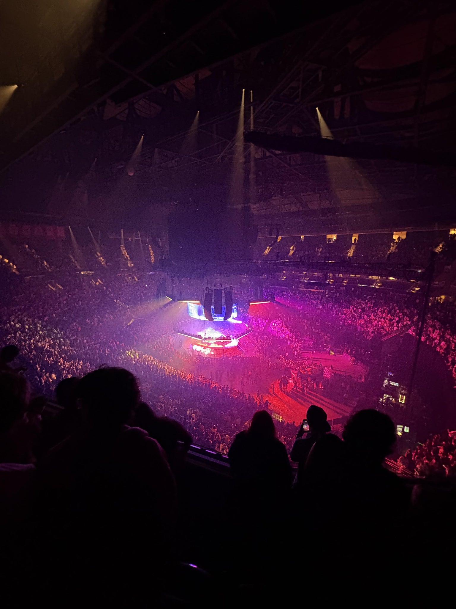Real Fan View taken from Section 406 at Toyota Center by Giselle A