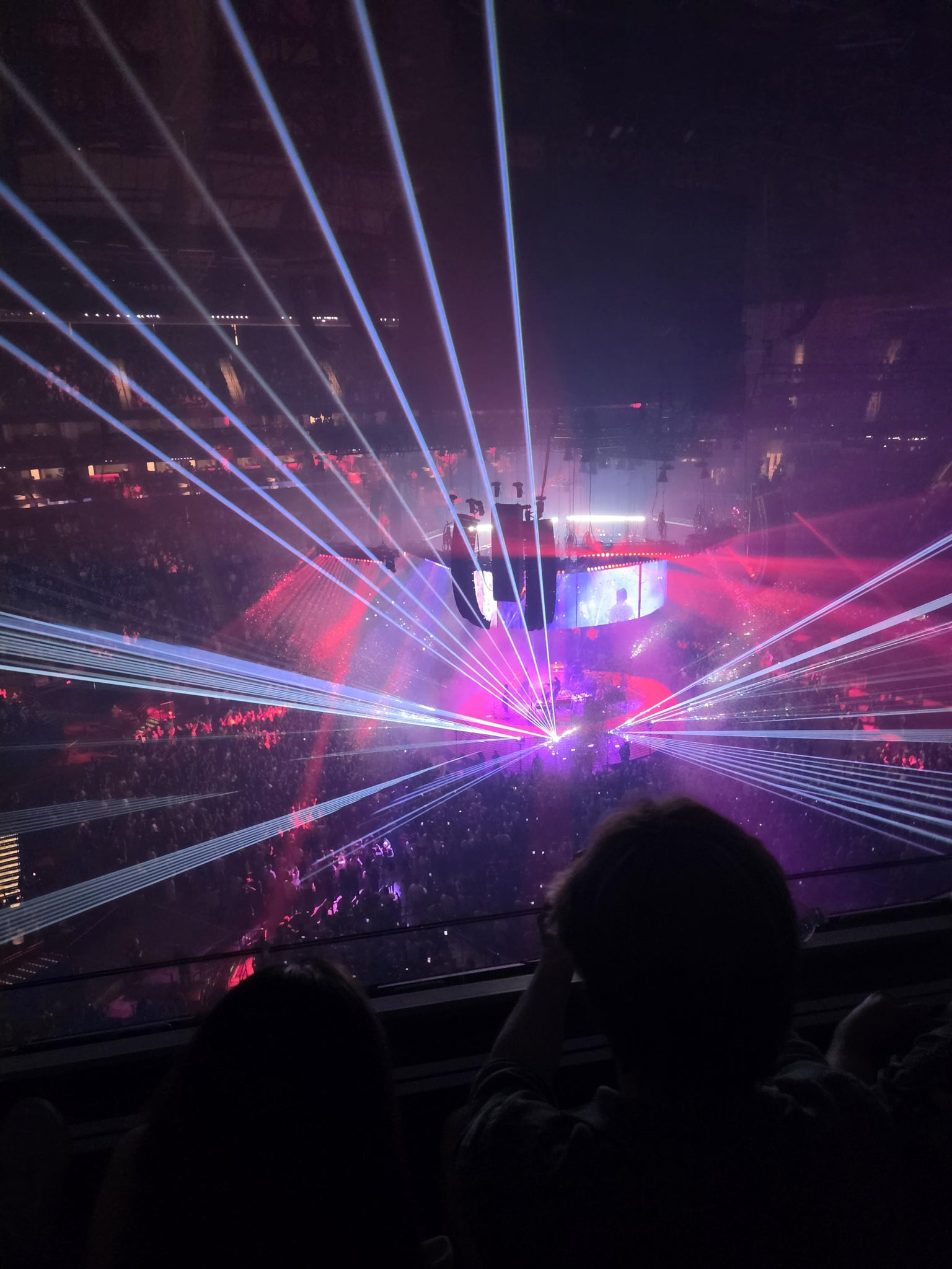 Real Fan View taken from Section 412 at Toyota Center by Saul V
