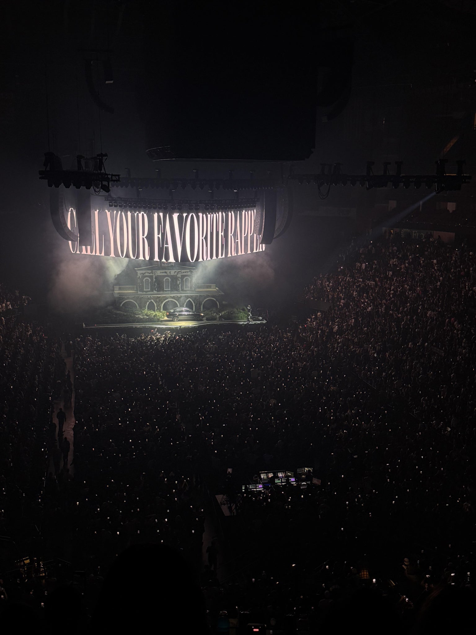 Real Fan View taken from Section 419 at Toyota Center by Savana H