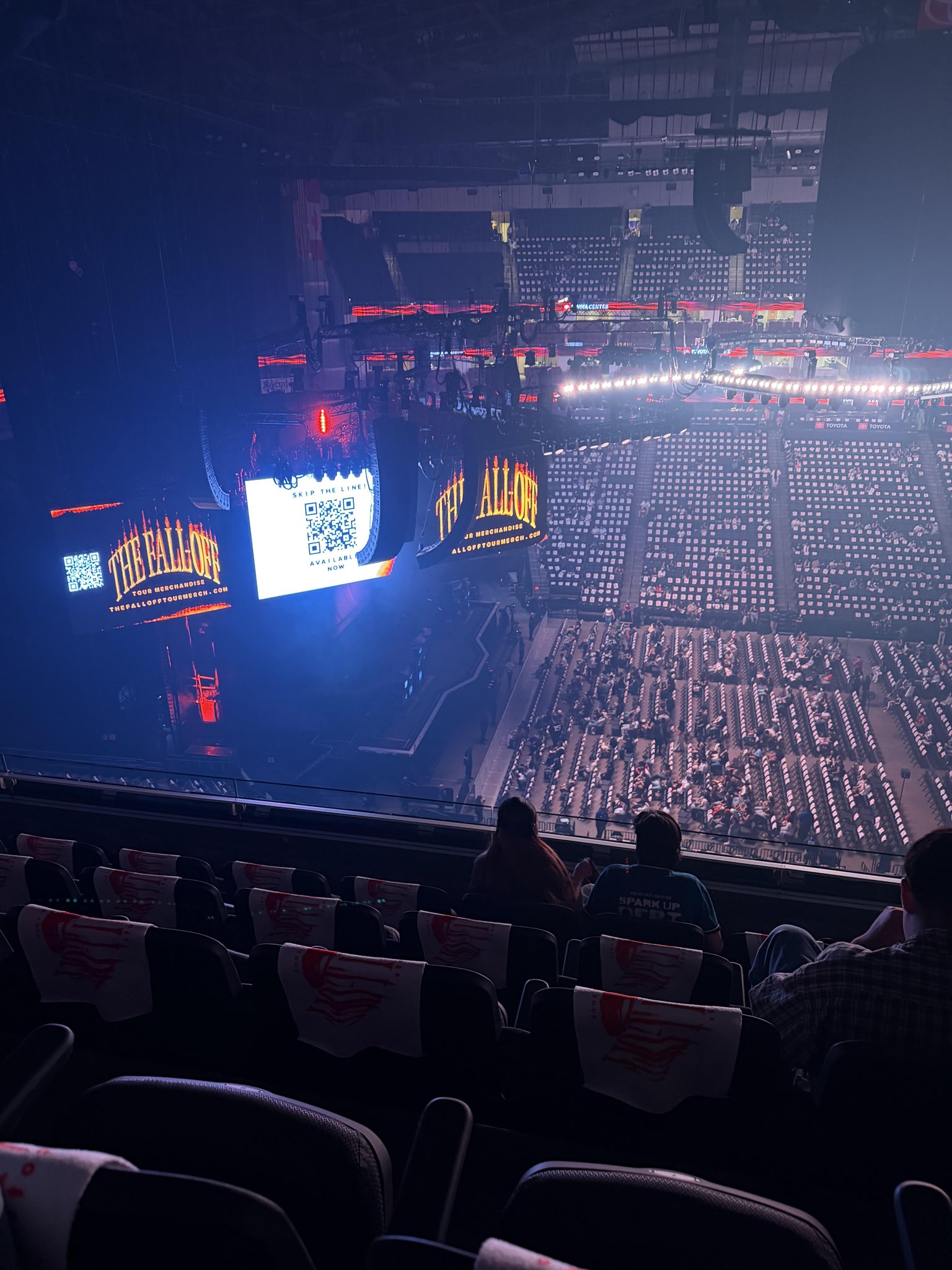 Real Fan View taken from Section 428 at Toyota Center by Henessa C