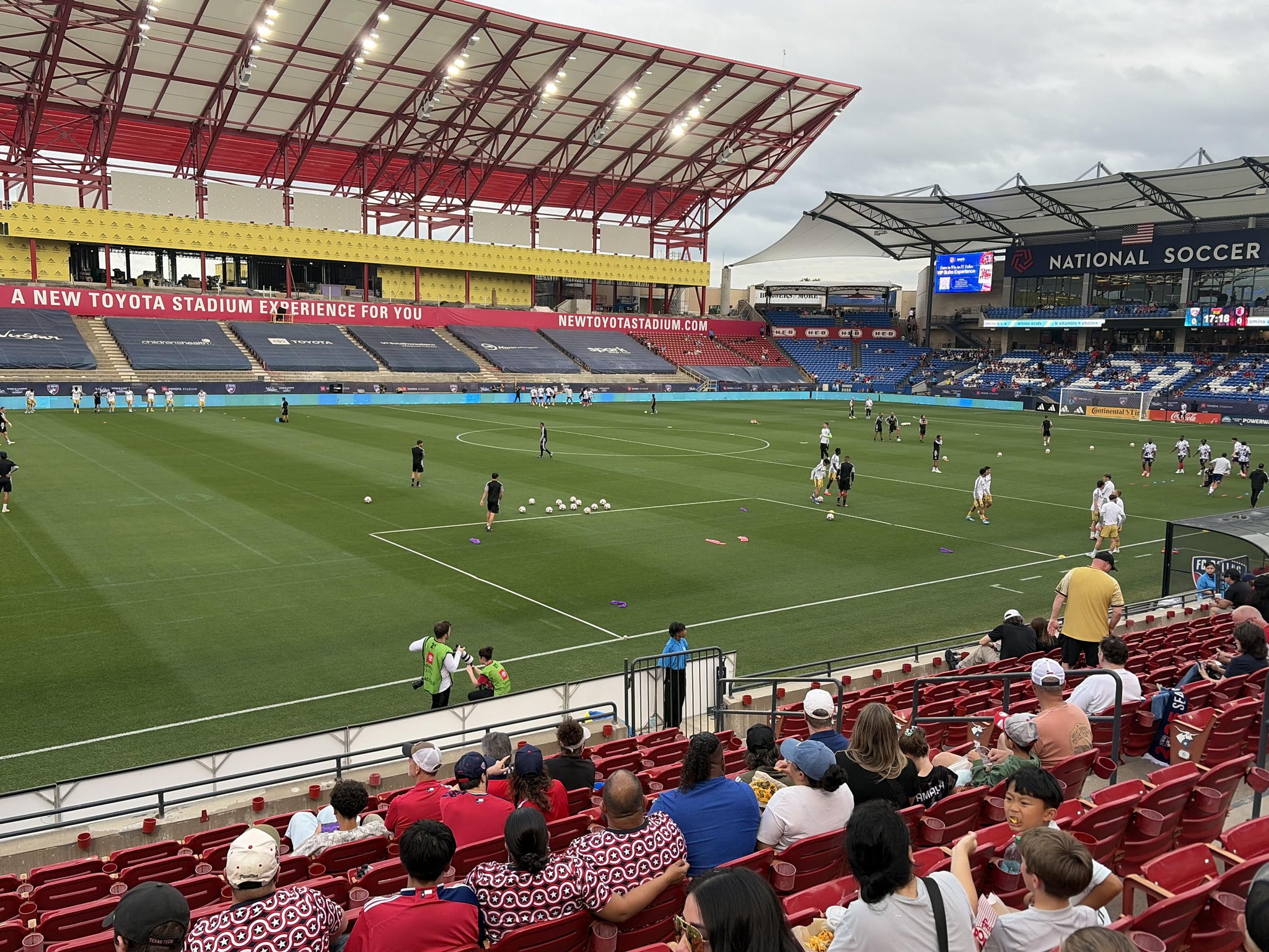 Real Fan View taken from Section 103 at Toyota Stadium by Timothy P