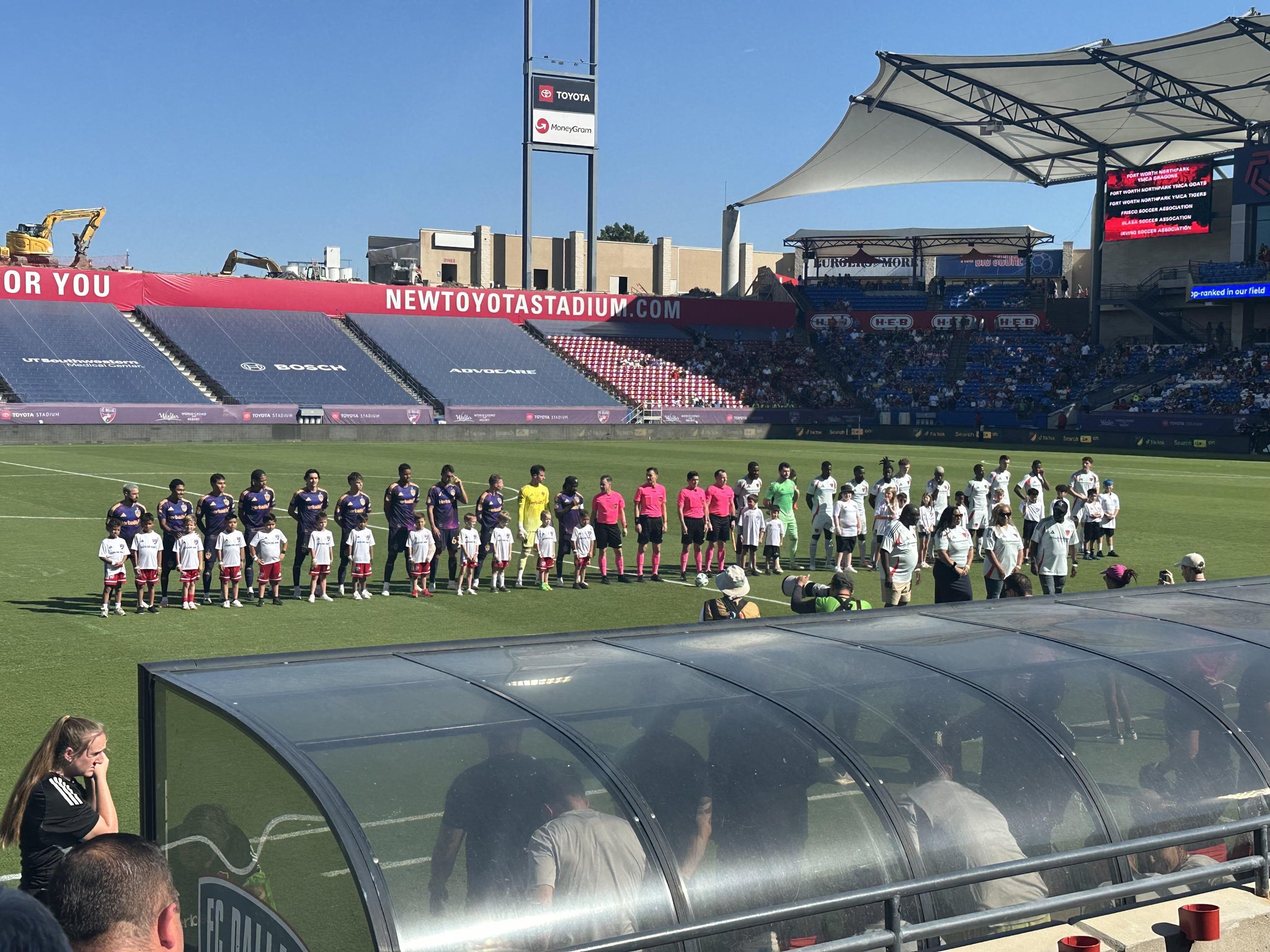 Real Fan View taken from Section 104 at Toyota Stadium by Hannah lee G