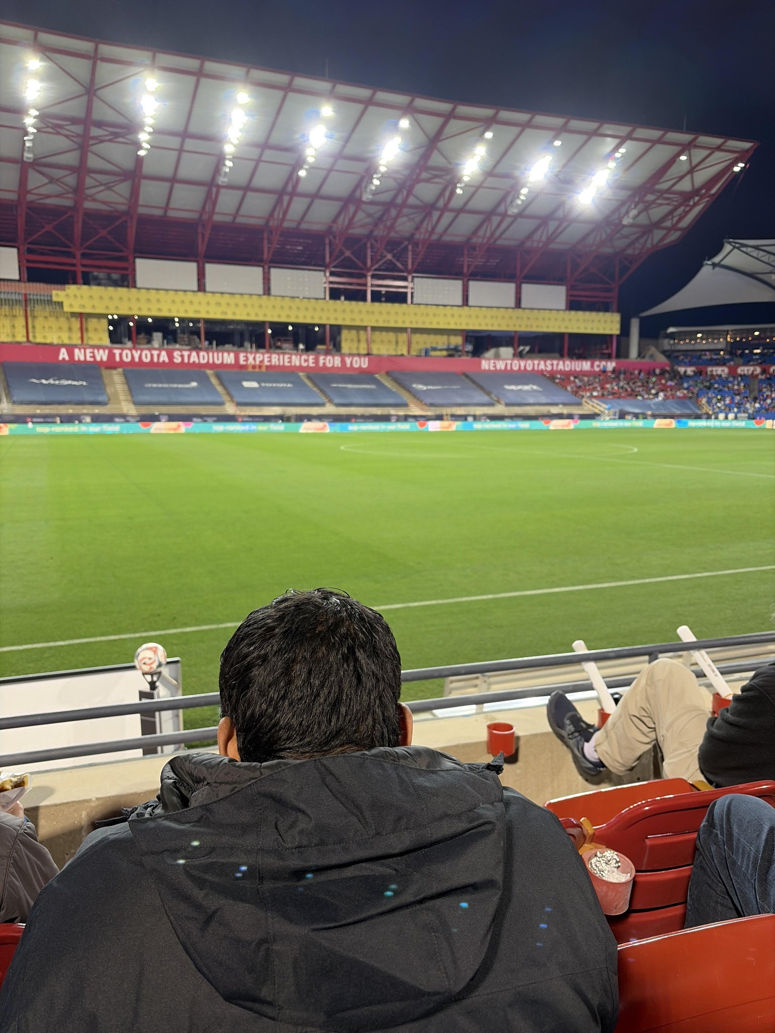 Real Fan View taken from Section 104 at Toyota Stadium by Ashley O