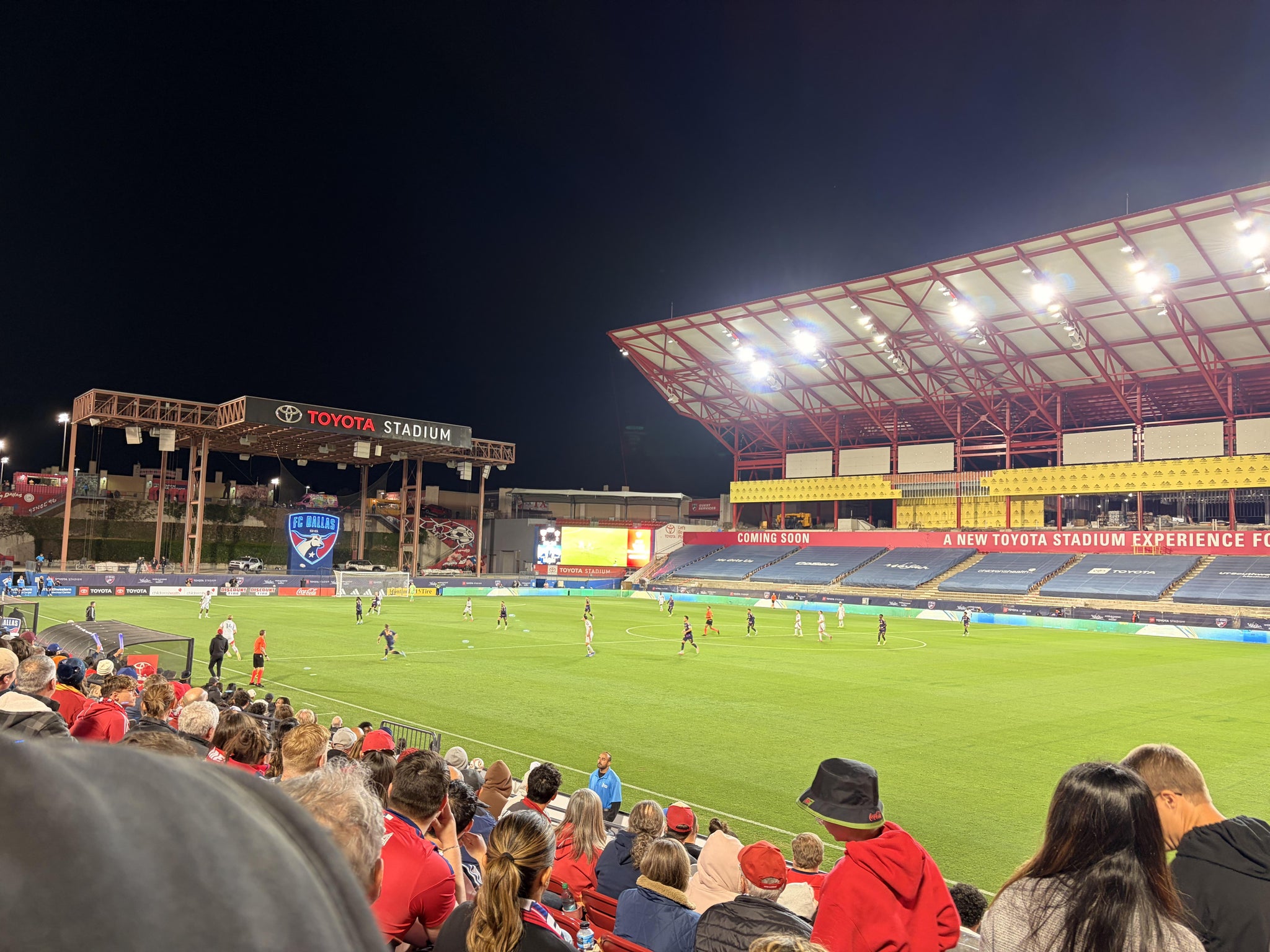Real Fan View taken from Section 109 at Toyota Stadium by Lane M