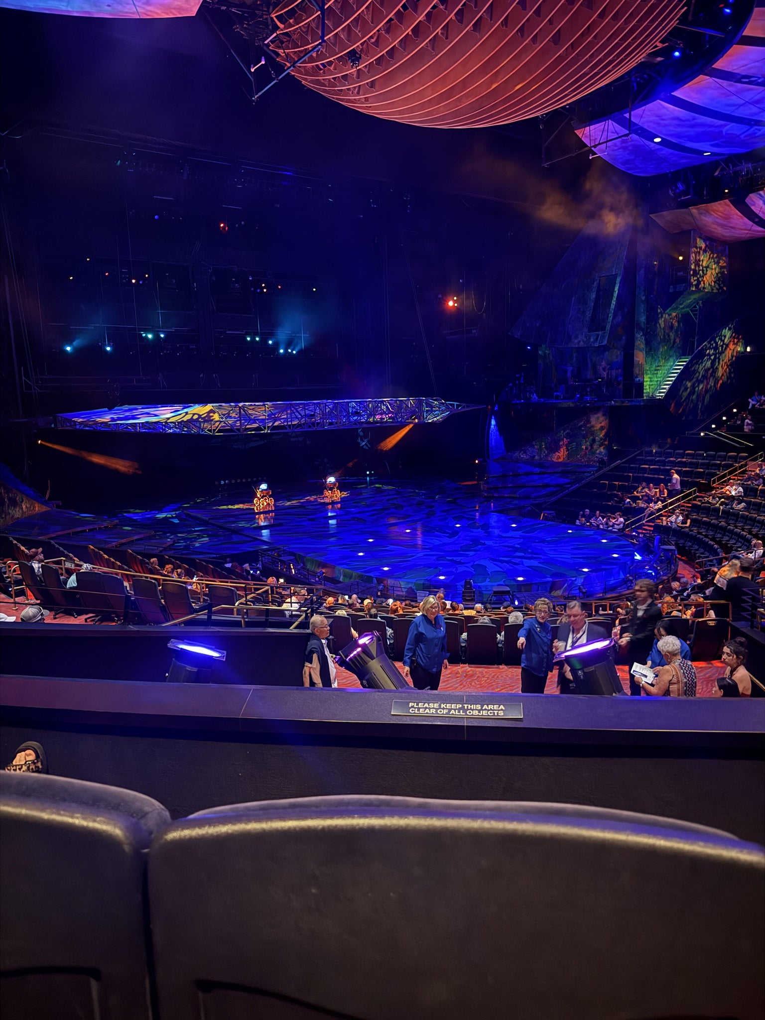 Real Fan View taken from Section 202 at Treasure Island - Mystere Theatre by Kaitlyn T