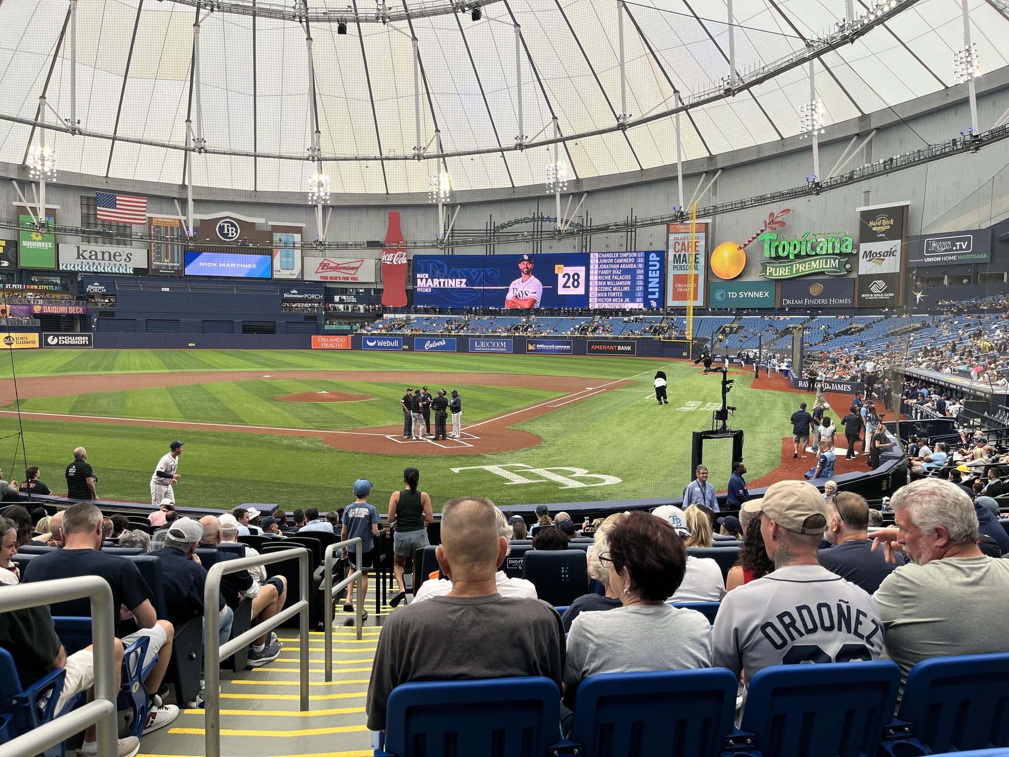 Tropicana Field - Section 103 Seat View | SeatGeek