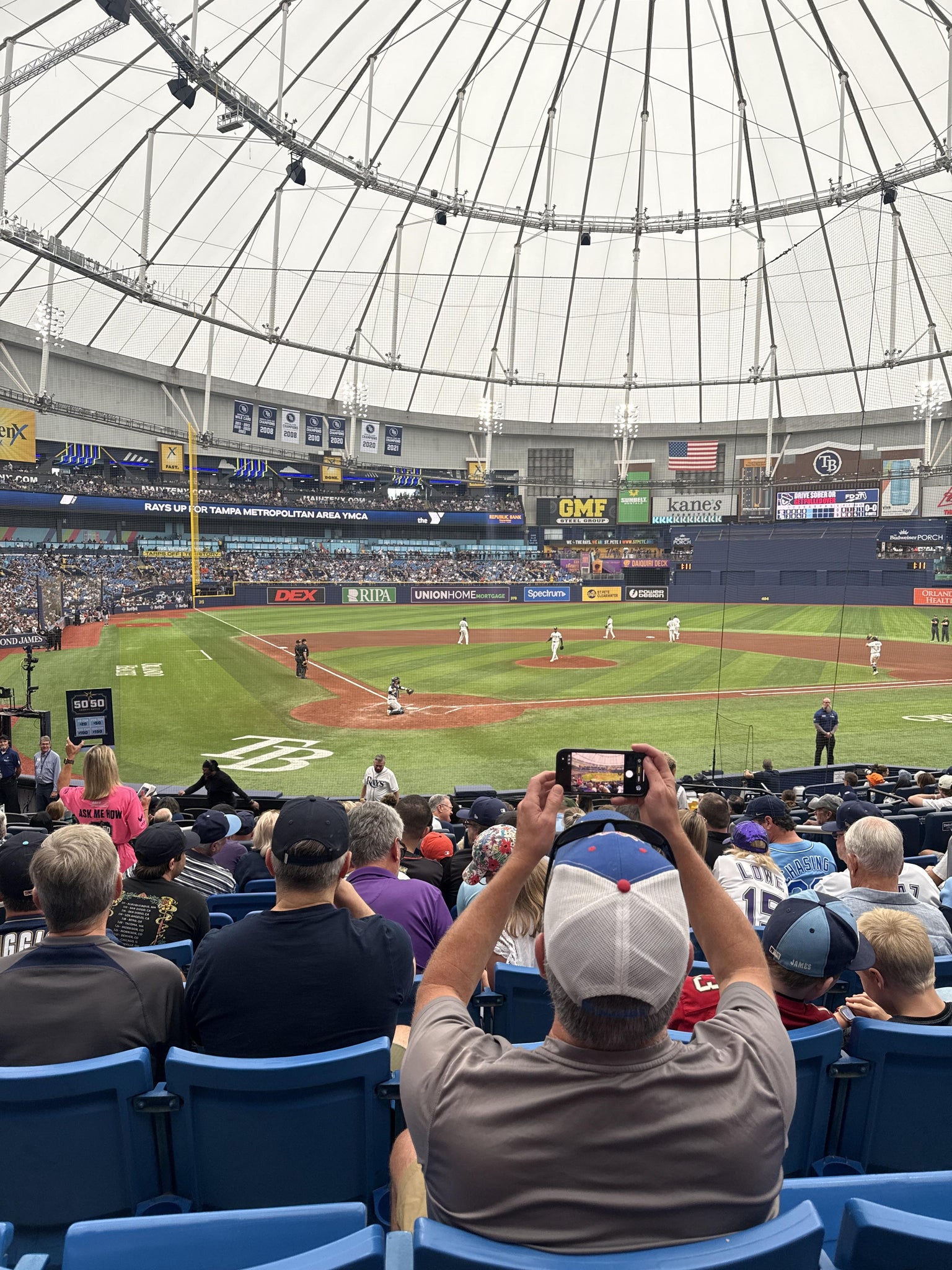 Real Fan View taken from Section 106 at Tropicana Field by Julian G