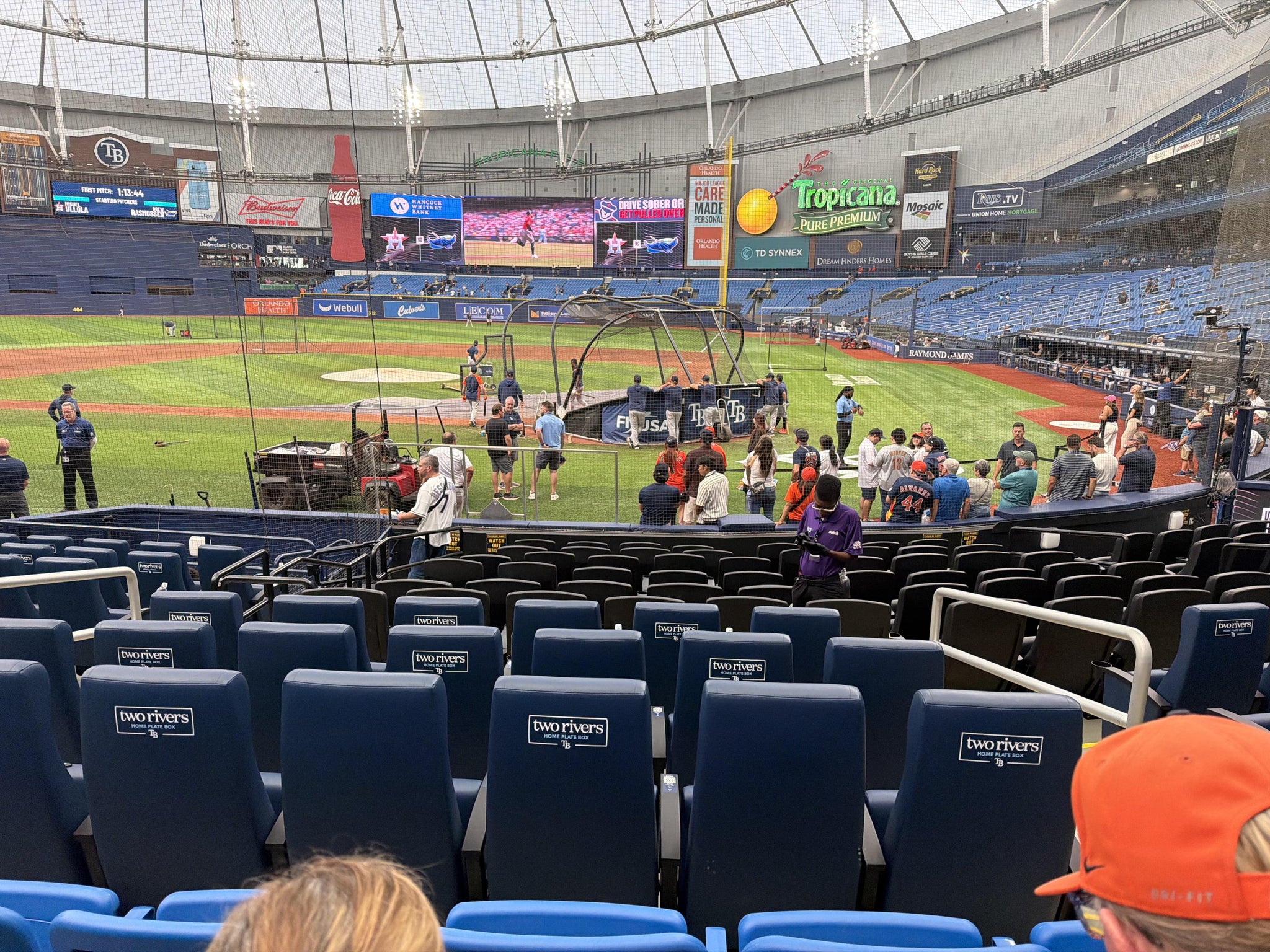 Real Fan View taken from Section 107 at Tropicana Field by Jacob M