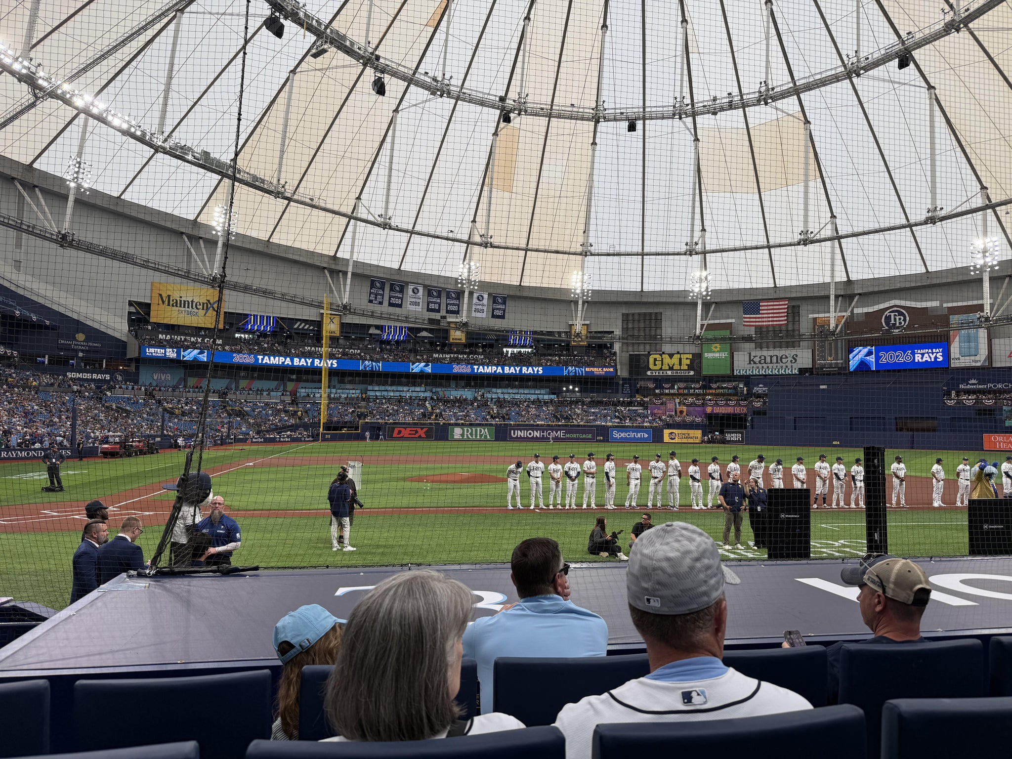 Real Fan View taken from Section 112 at Tropicana Field by Mahesh A