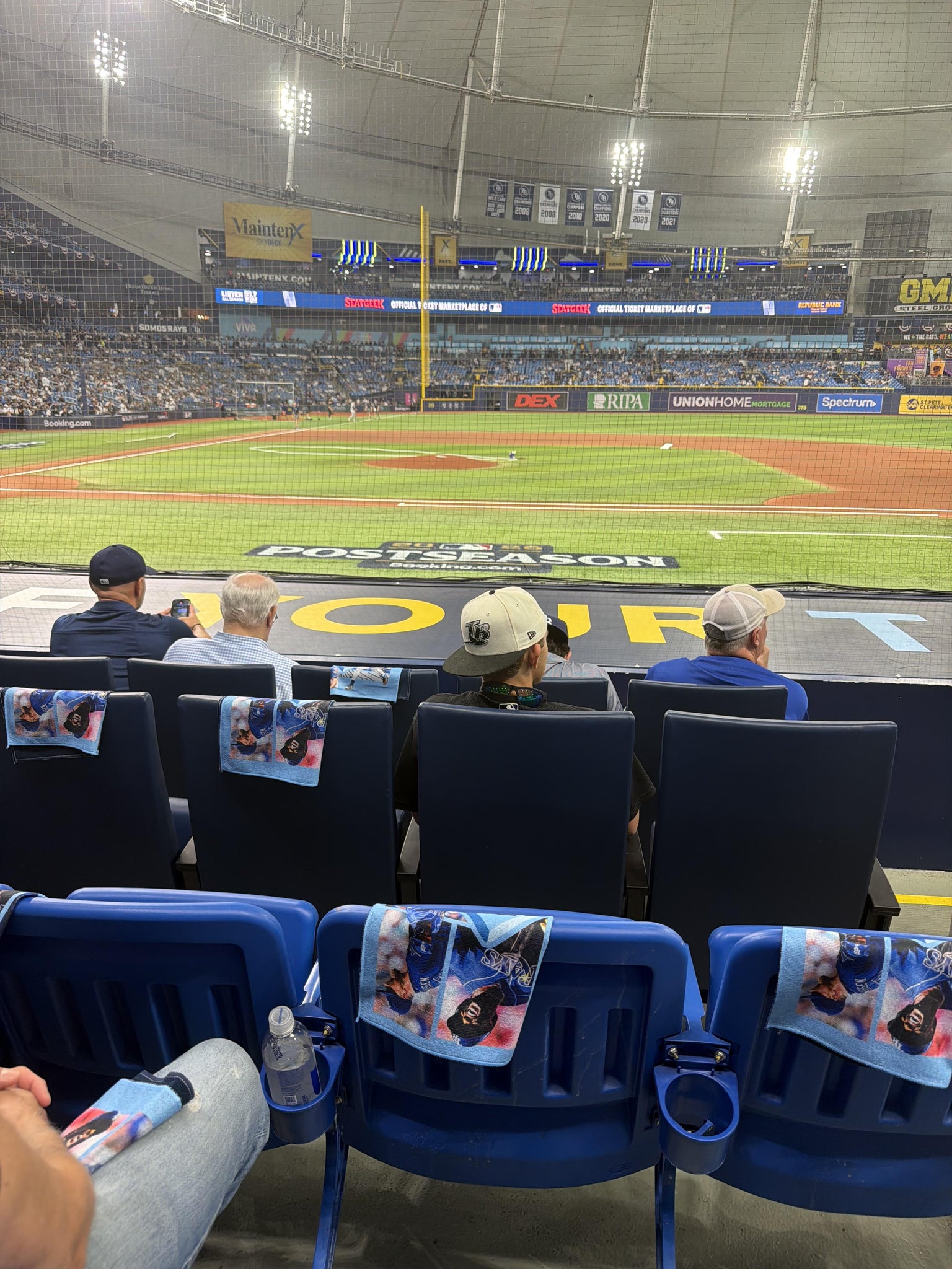 Real Fan View taken from Section 114 at Tropicana Field by Christophe Z