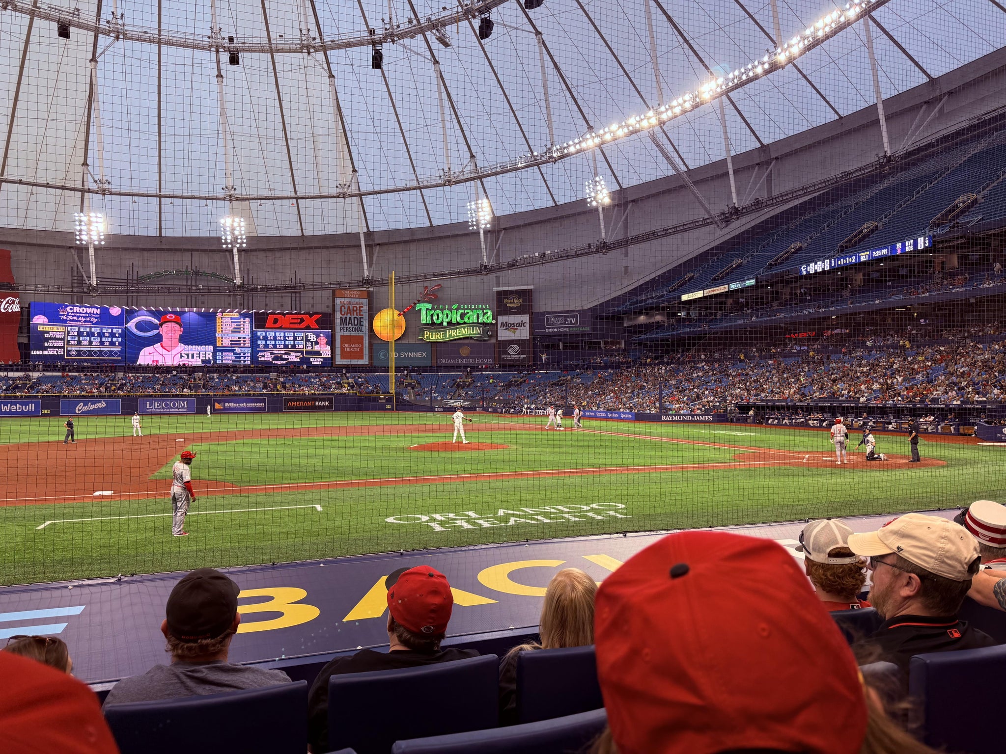 Real Fan View taken from Section 115 at Tropicana Field by Wanda R