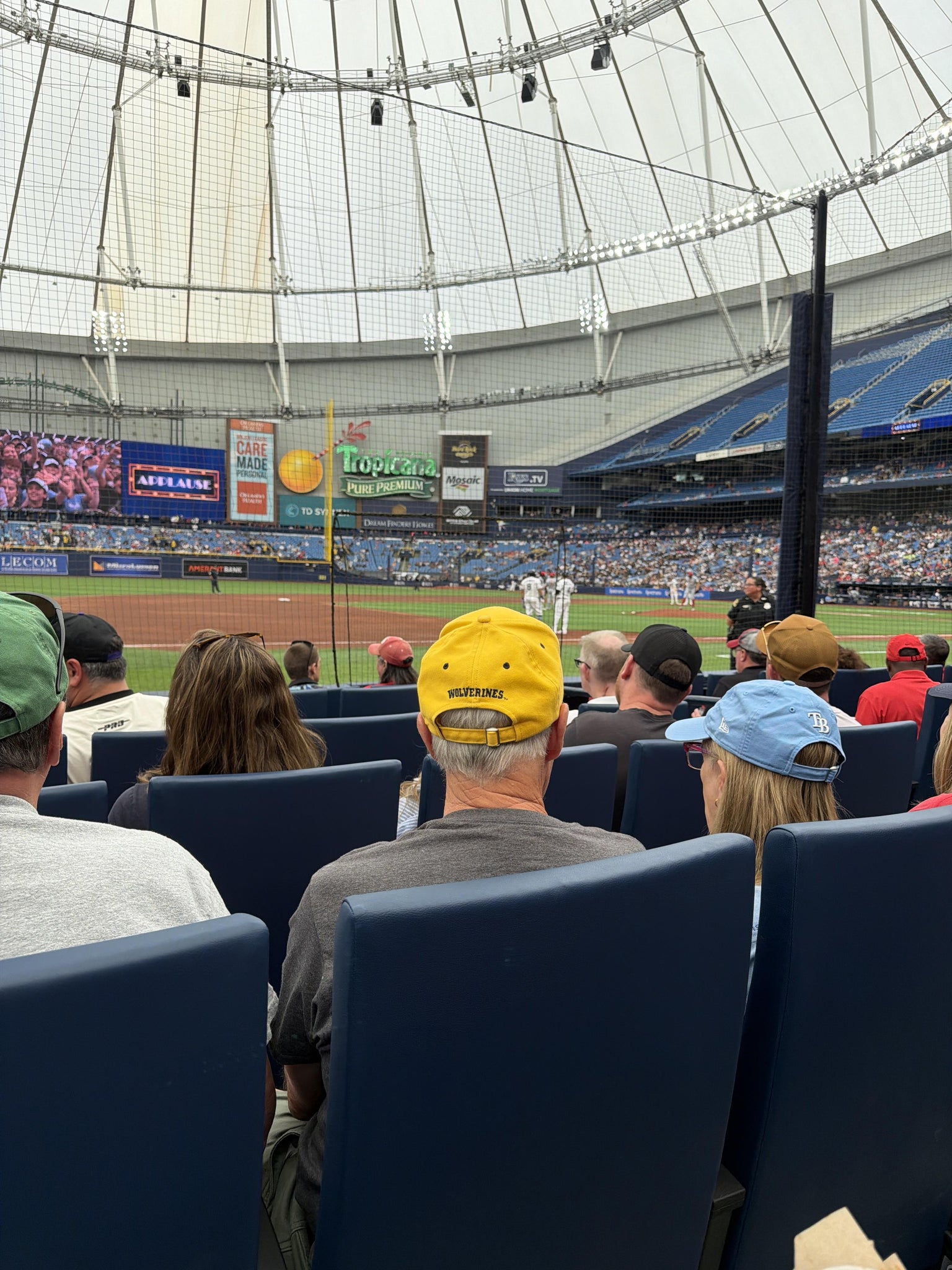 Real Fan View taken from Section 121 at Tropicana Field by Kayleigh M