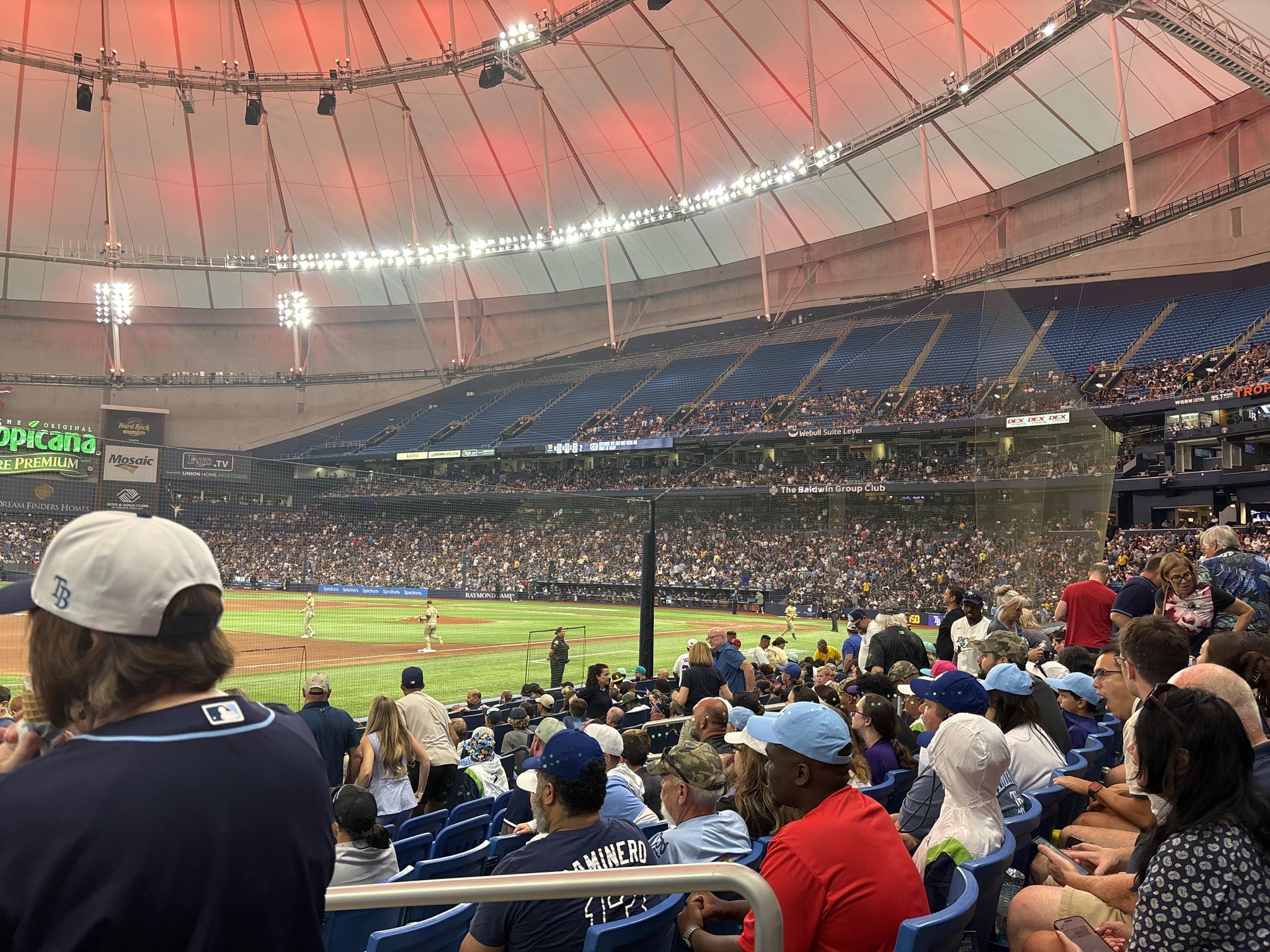 Real Fan View taken from Section 125 at Tropicana Field by Steven F