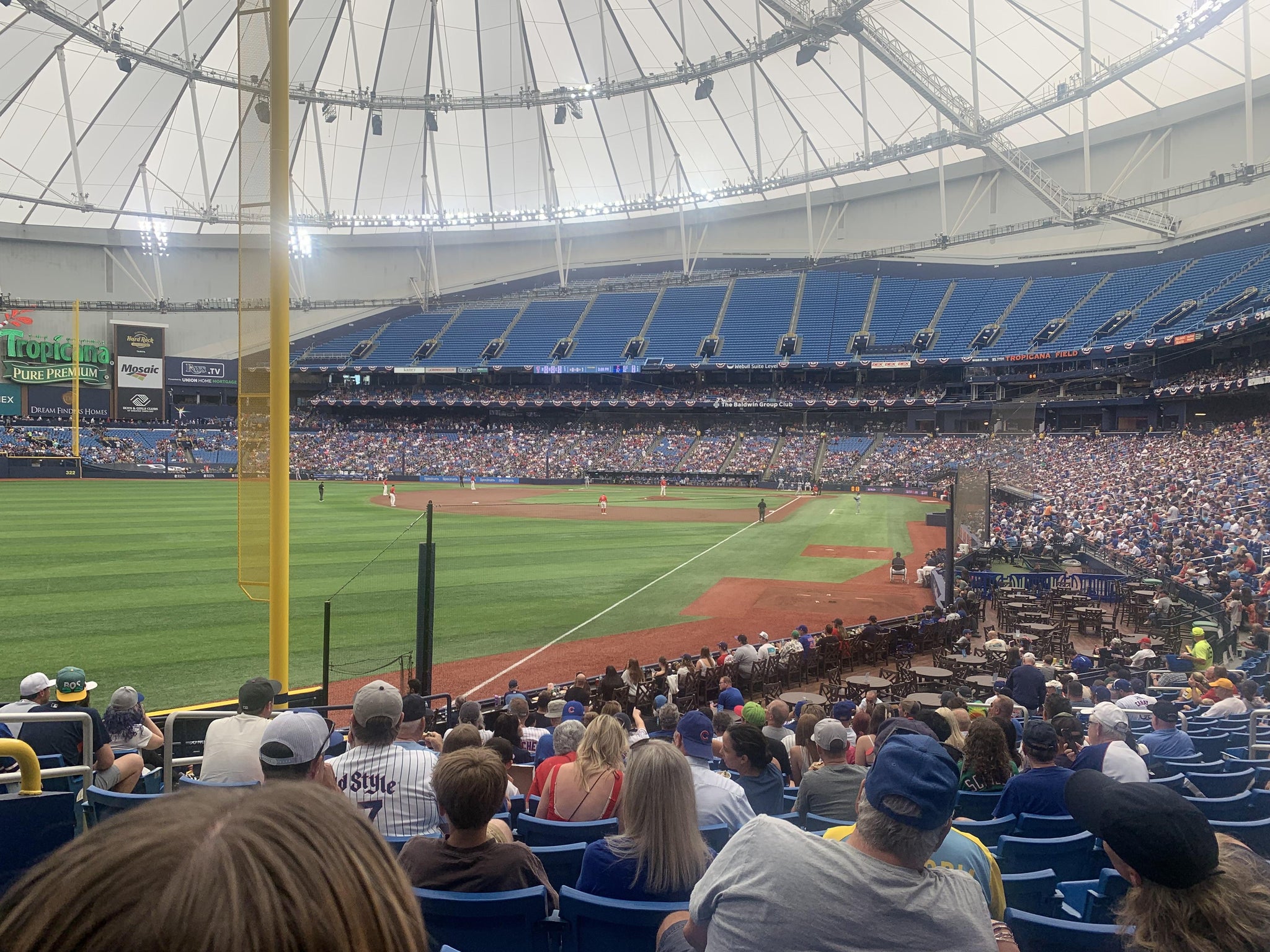 Real Fan View taken from Section 137 at Tropicana Field by Anonymous User