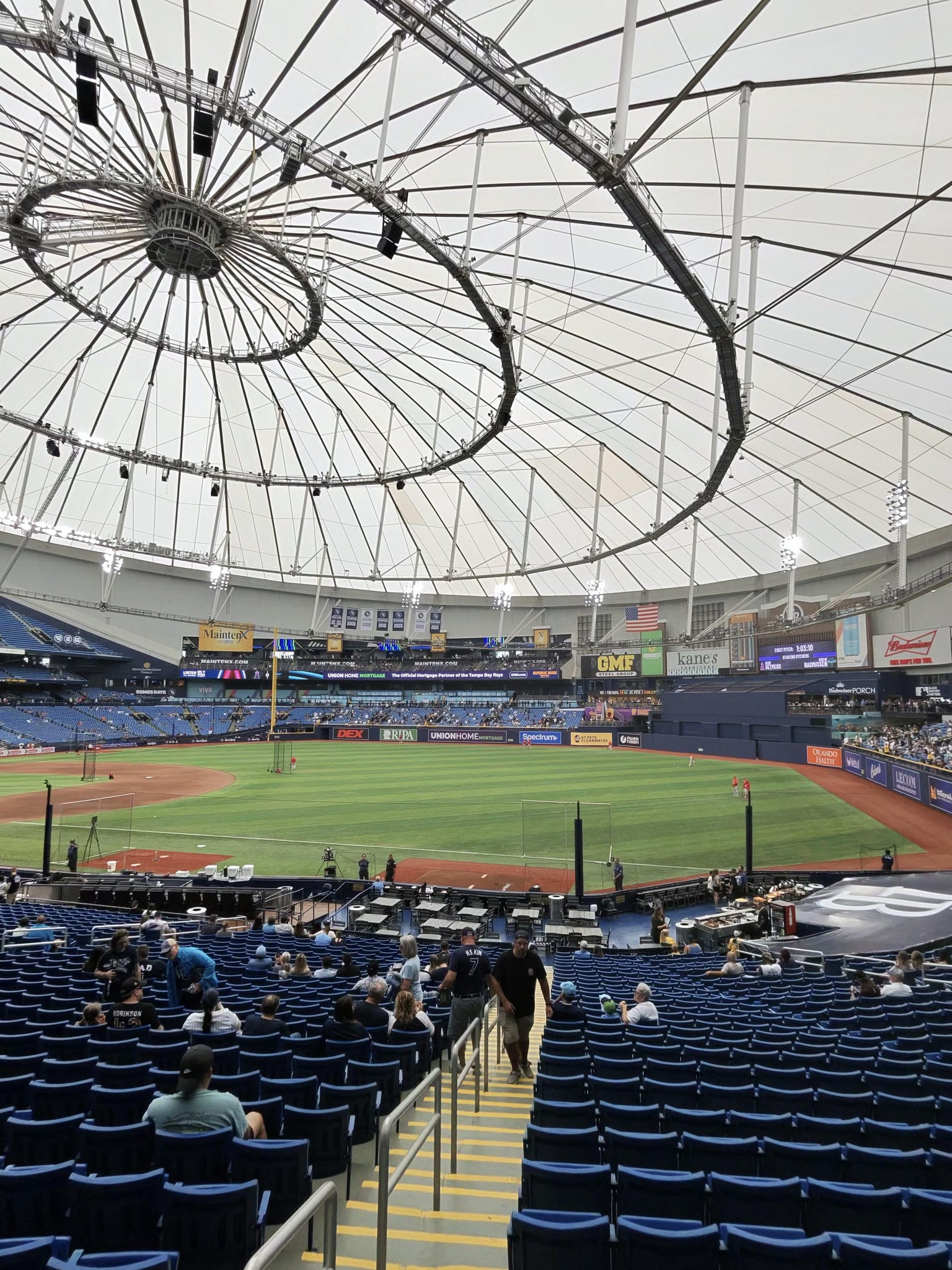 Real Fan View taken from Section 138 at Tropicana Field by Ryan D
