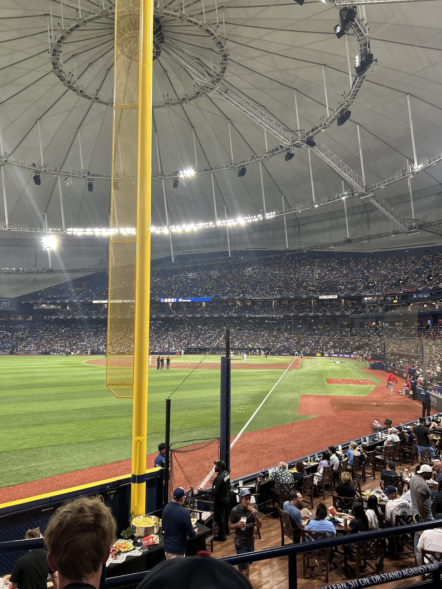 Real Fan View taken from Section 139 at Tropicana Field by John C