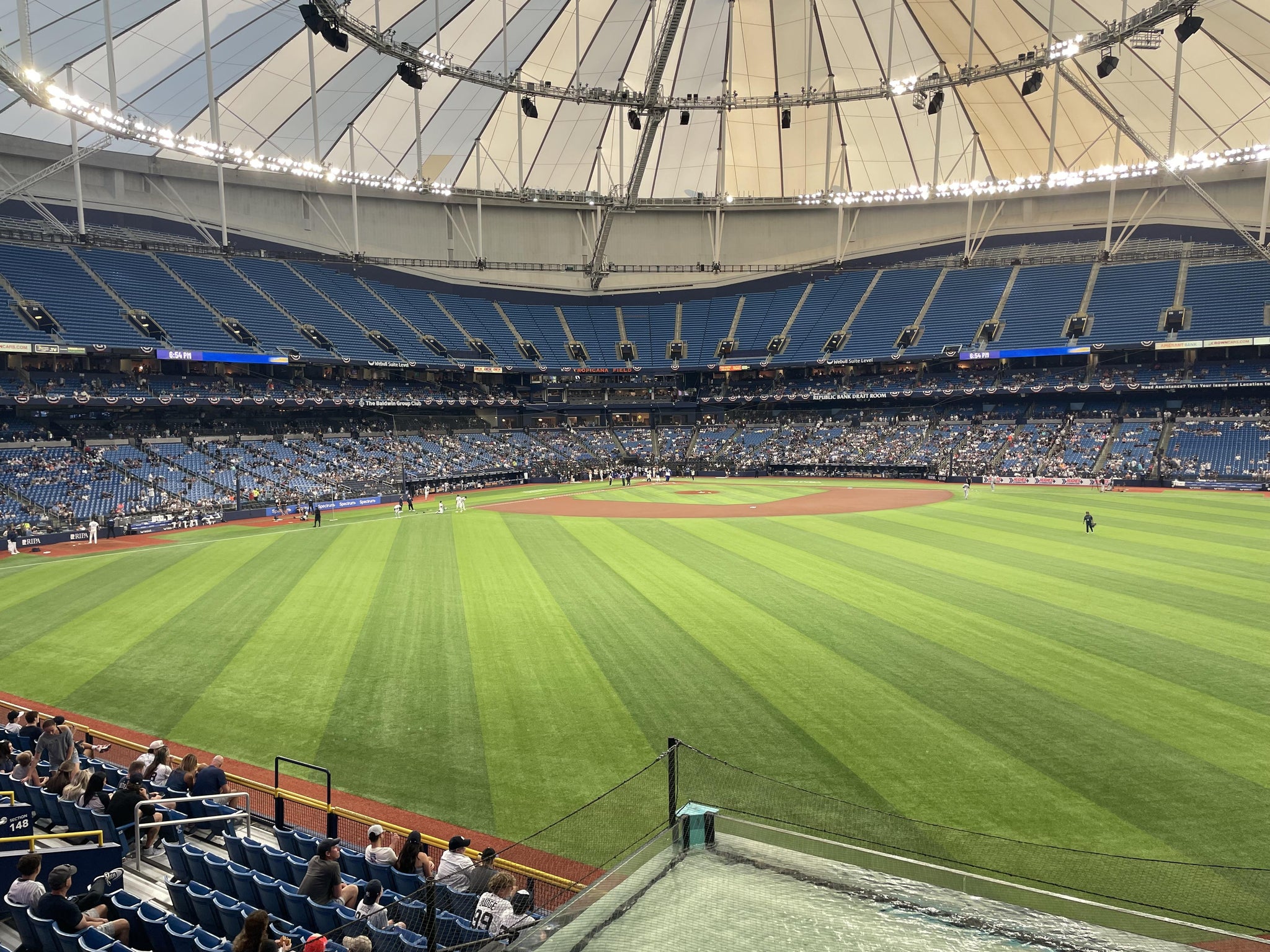 Real Fan View taken from Section 142 at Tropicana Field by Christopher B