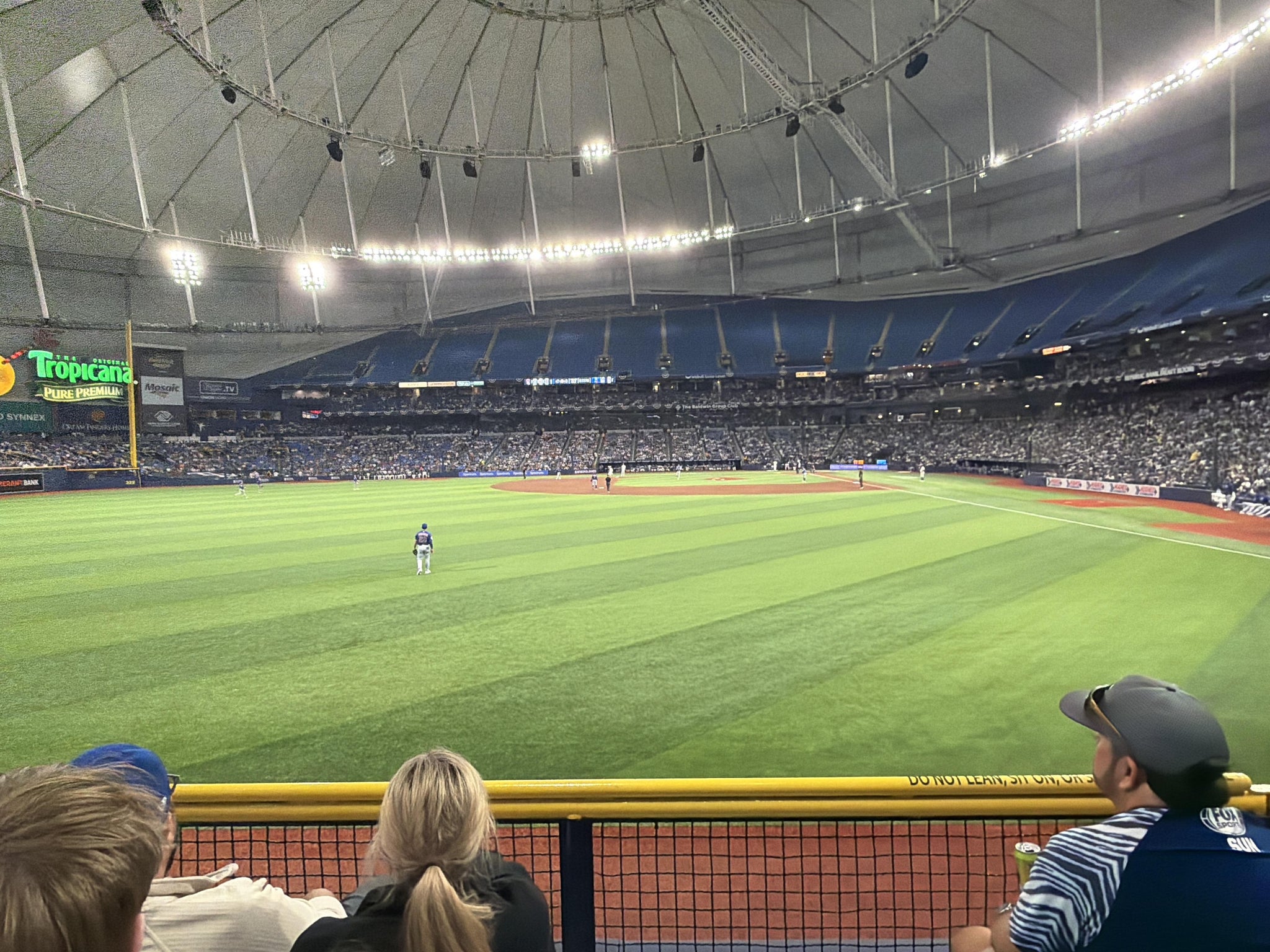 Real Fan View taken from Section 143 at Tropicana Field by Robert B