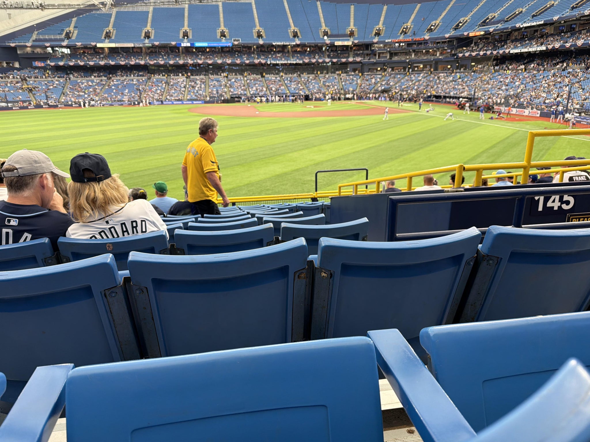 Real Fan View taken from Section 145 at Tropicana Field by Ryan T