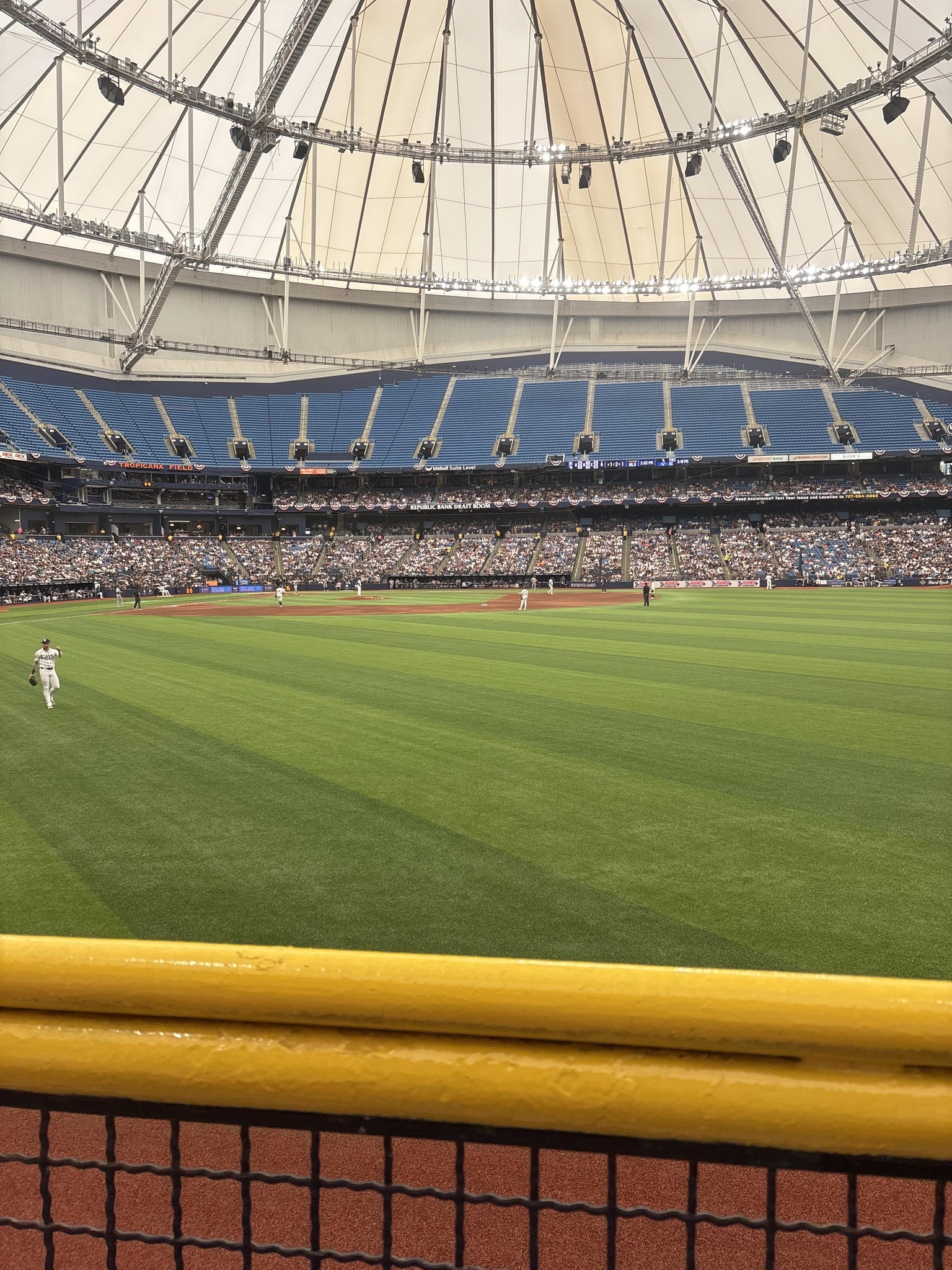 Real Fan View taken from Section 146 at Tropicana Field by Rachel W