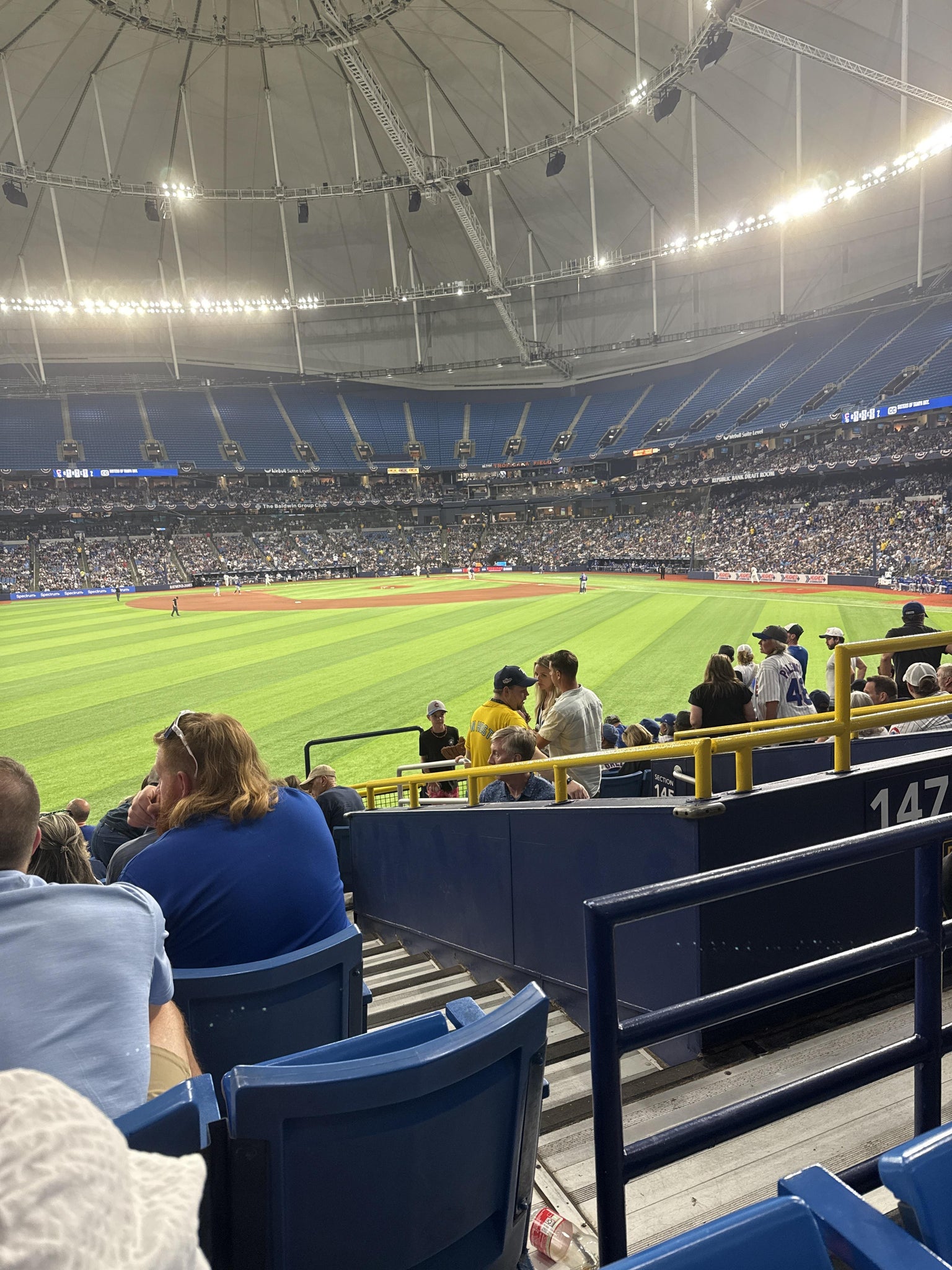 Real Fan View taken from Section 147 at Tropicana Field by Braylon M