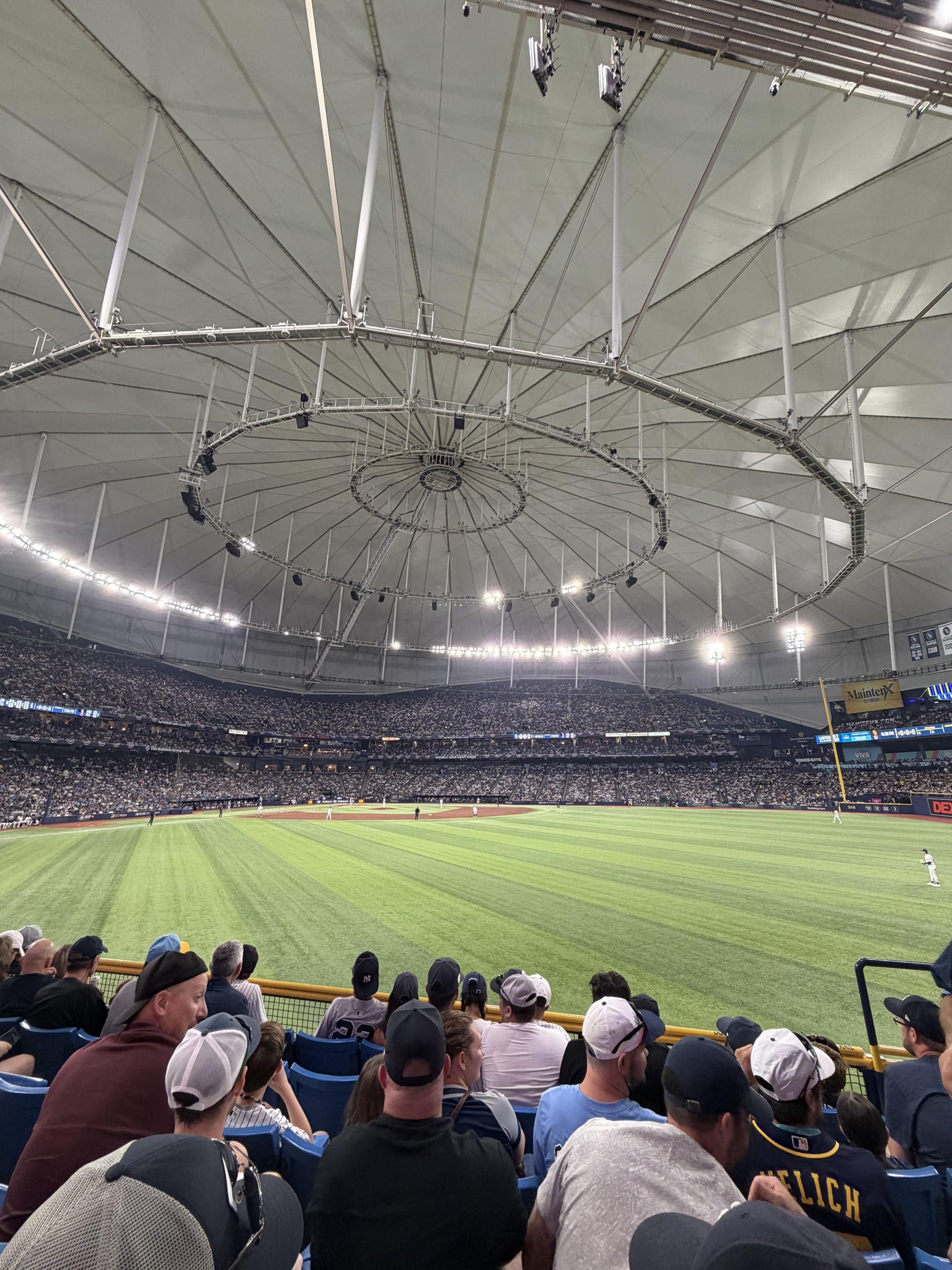 Real Fan View taken from Section 148 at Tropicana Field by Michael A