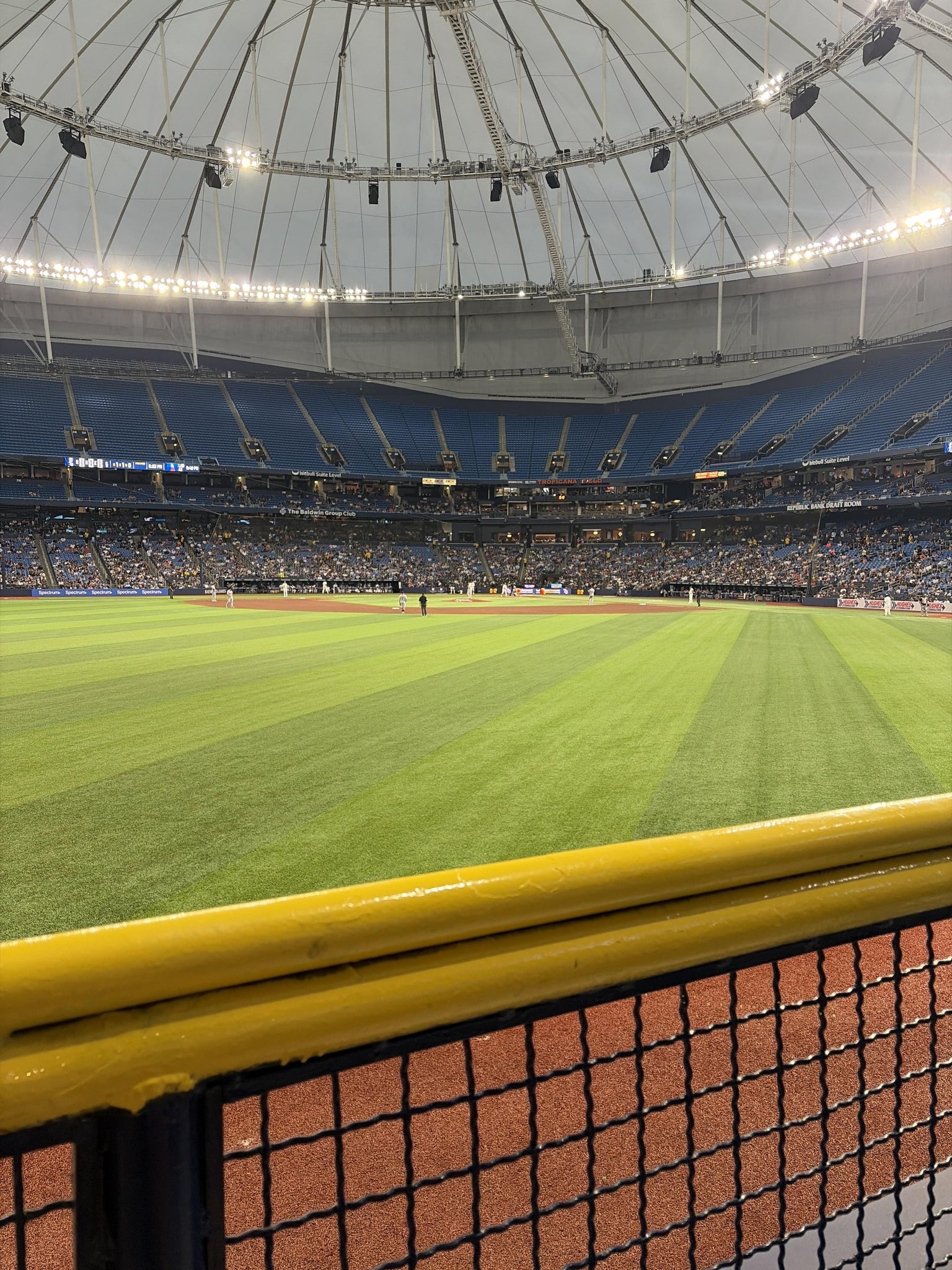 Real Fan View taken from Section 149 at Tropicana Field by Cooper L