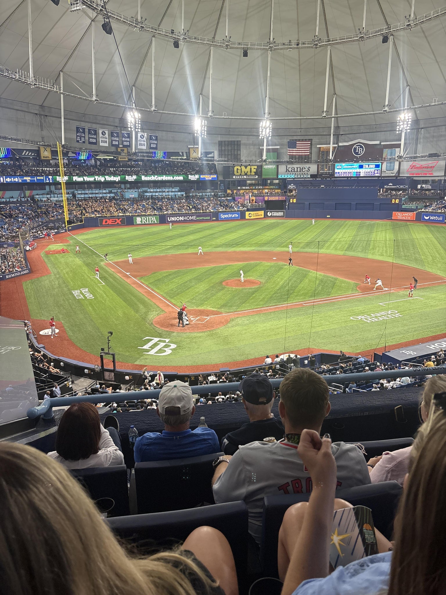 Real Fan View taken from Section 204 at Tropicana Field by King S