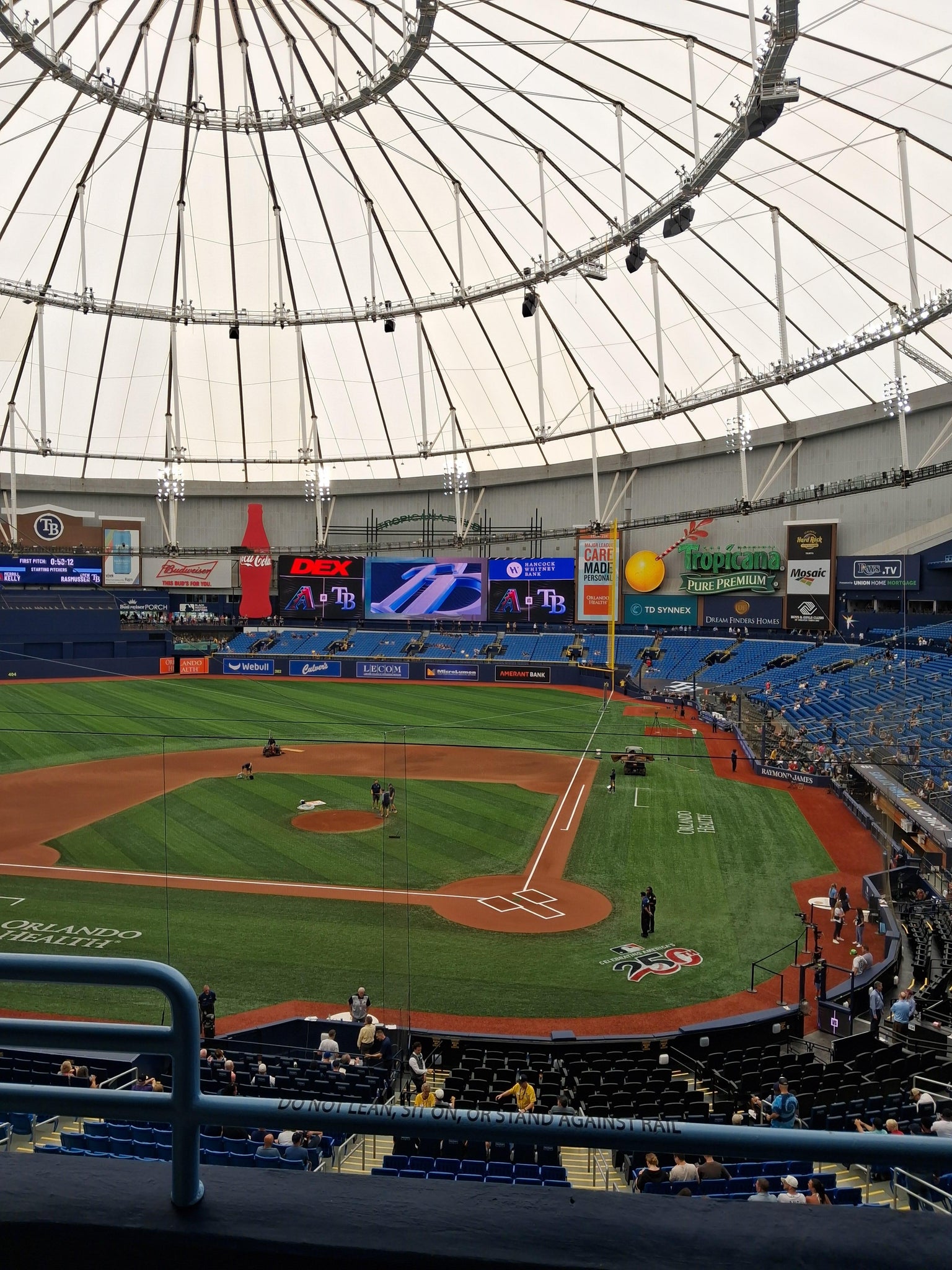 Real Fan View taken from Section 205 at Tropicana Field by Lynda ann T