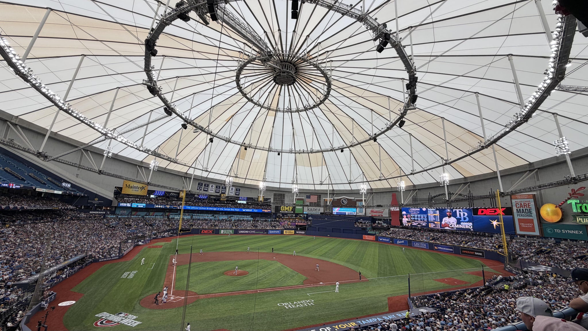 Real Fan View taken from Section 208 at Tropicana Field by Rafael P