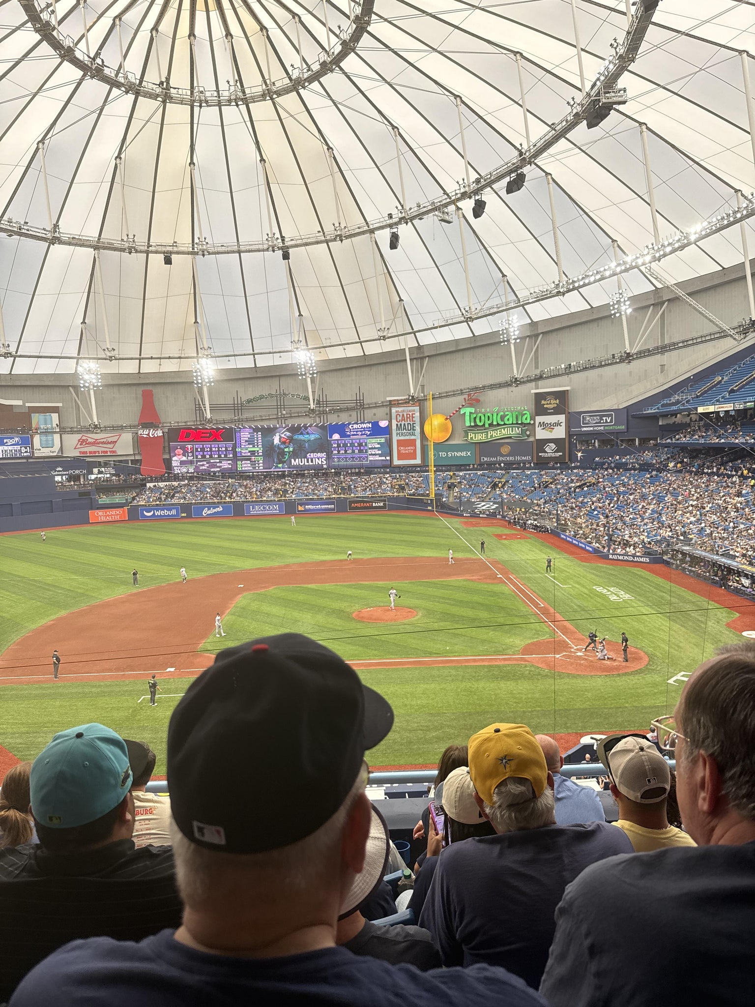 Real Fan View taken from Section 209 at Tropicana Field by Seth G