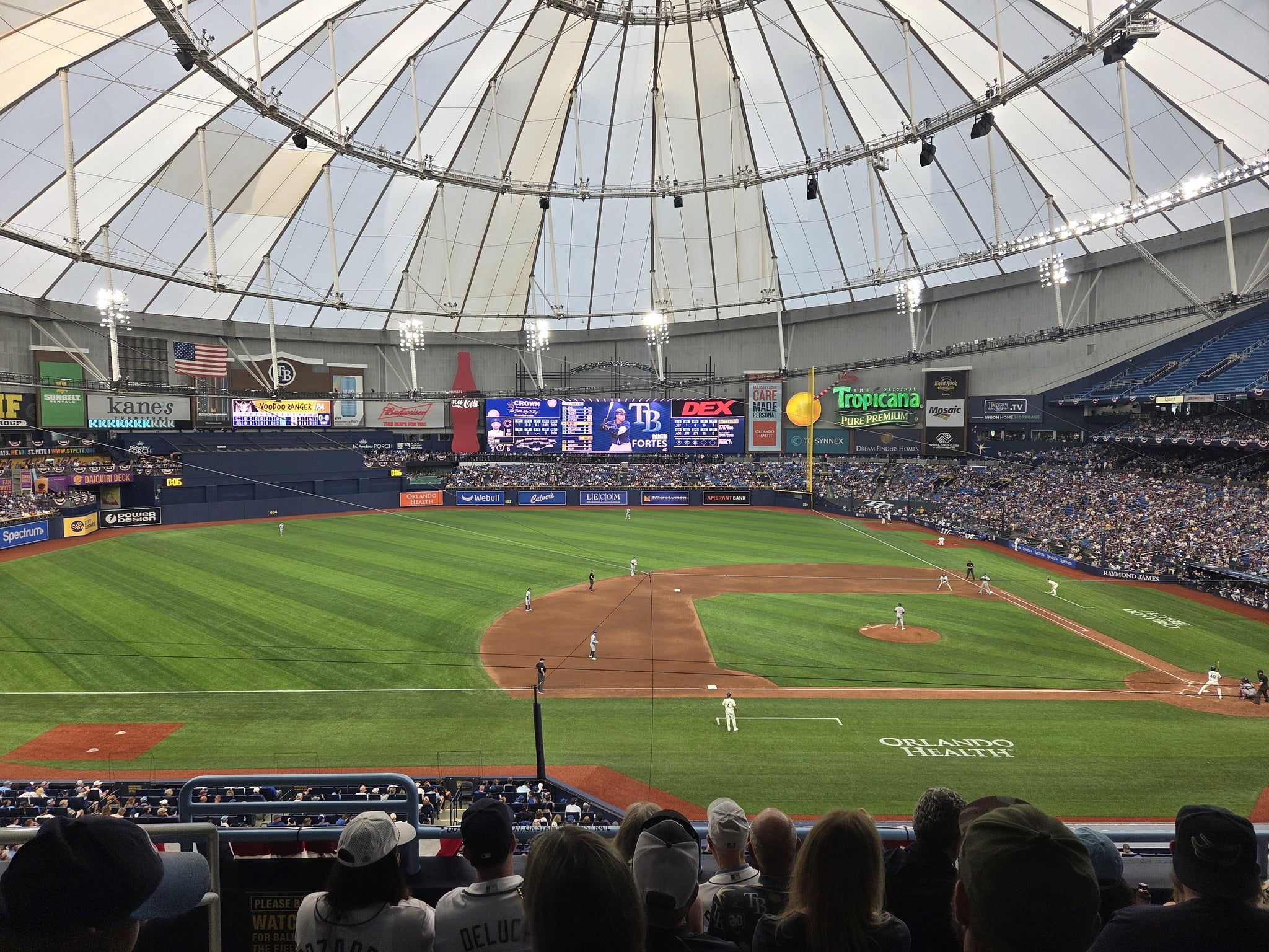 Real Fan View taken from Section 211 at Tropicana Field by Audrey S