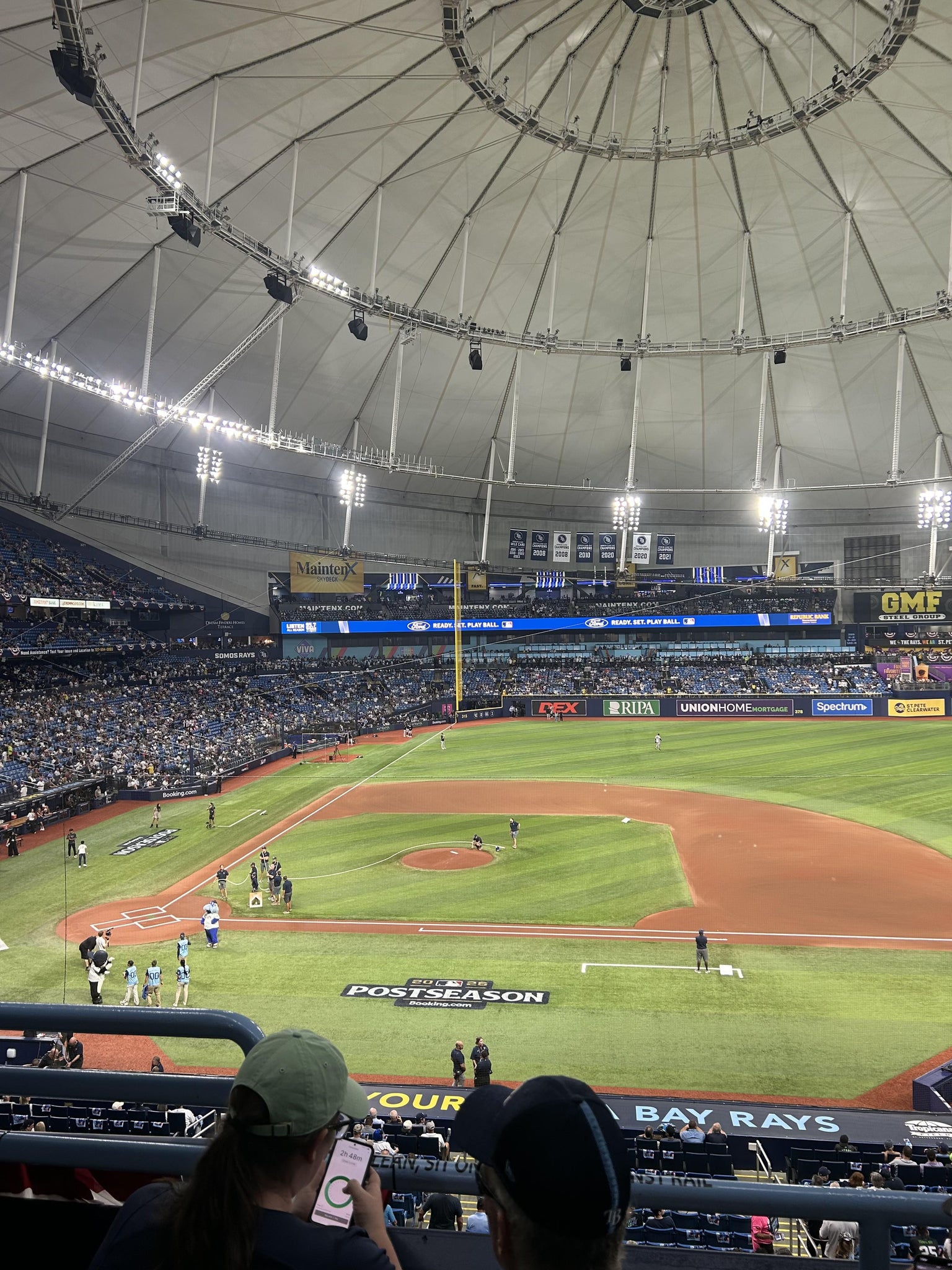Real Fan View taken from Section 212 at Tropicana Field by Gian B