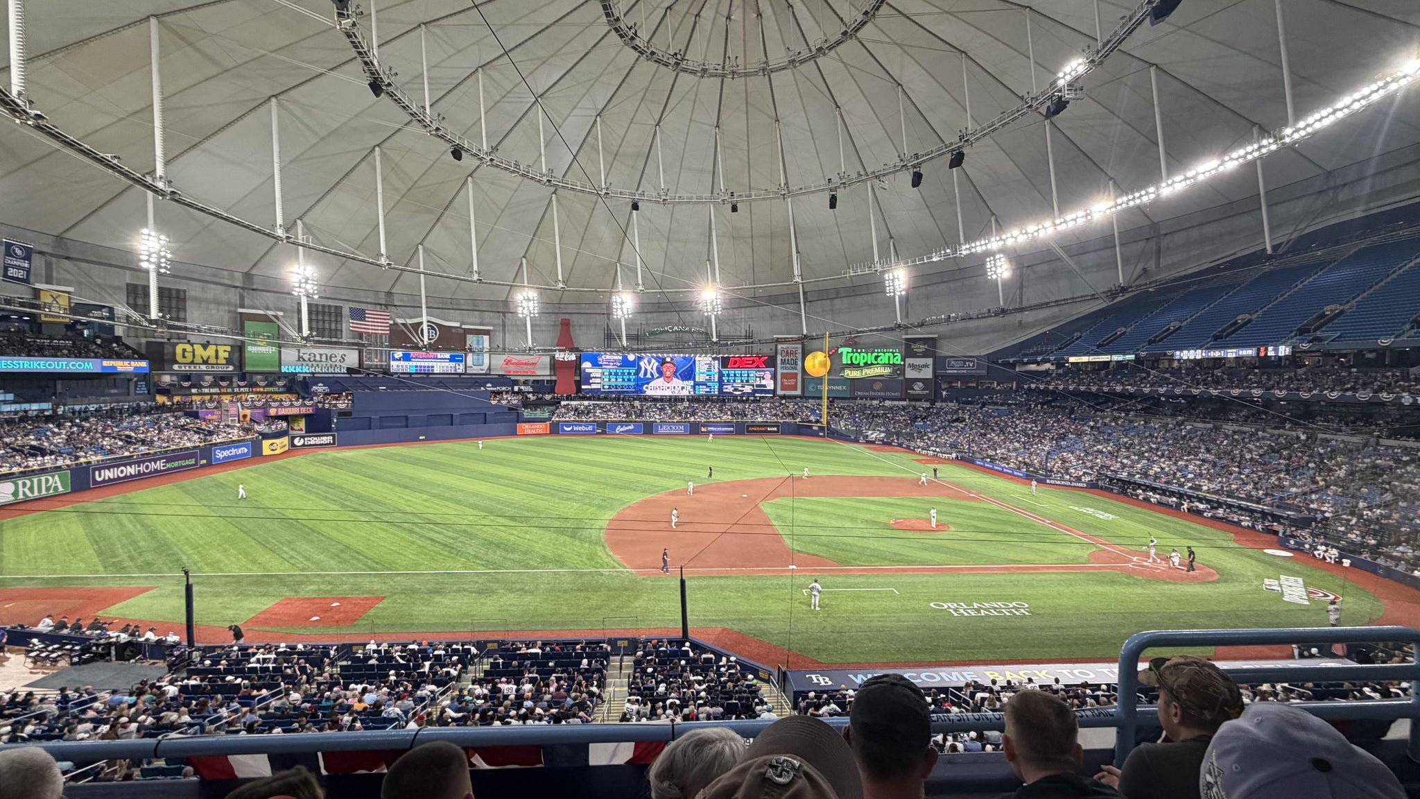 Real Fan View taken from Section 213 at Tropicana Field by Jancer H