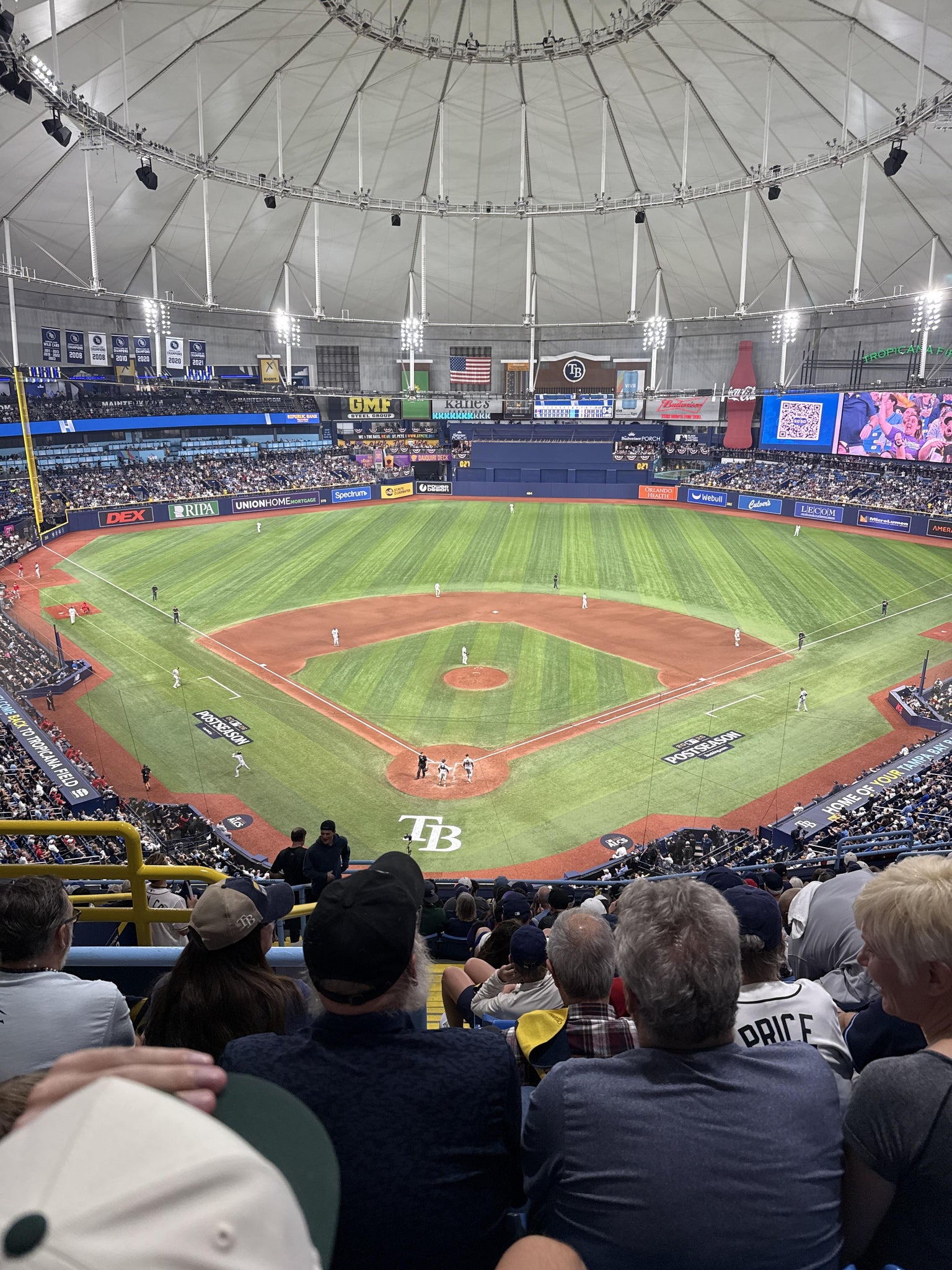 Real Fan View taken from Section 302 at Tropicana Field by Richard H