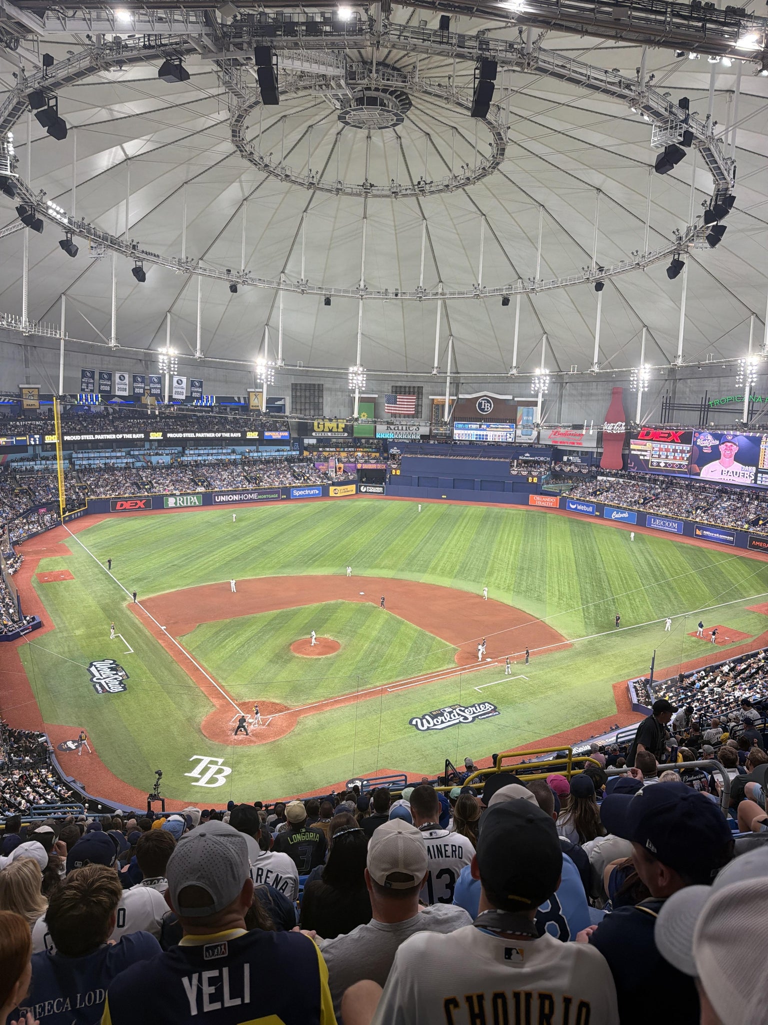 Real Fan View taken from Section 304 at Tropicana Field by Juvencio  Y