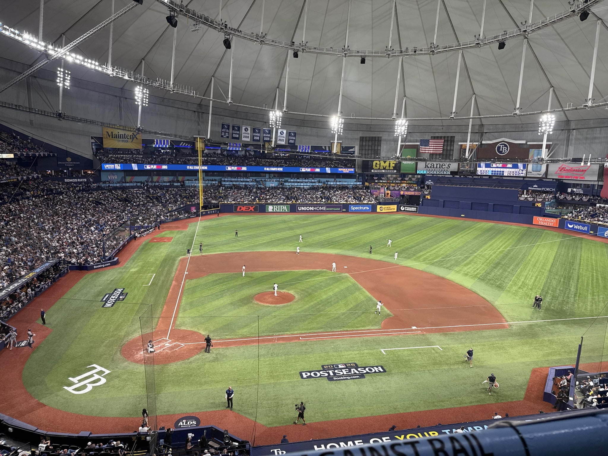 Real Fan View taken from Section 308 at Tropicana Field by Richard E