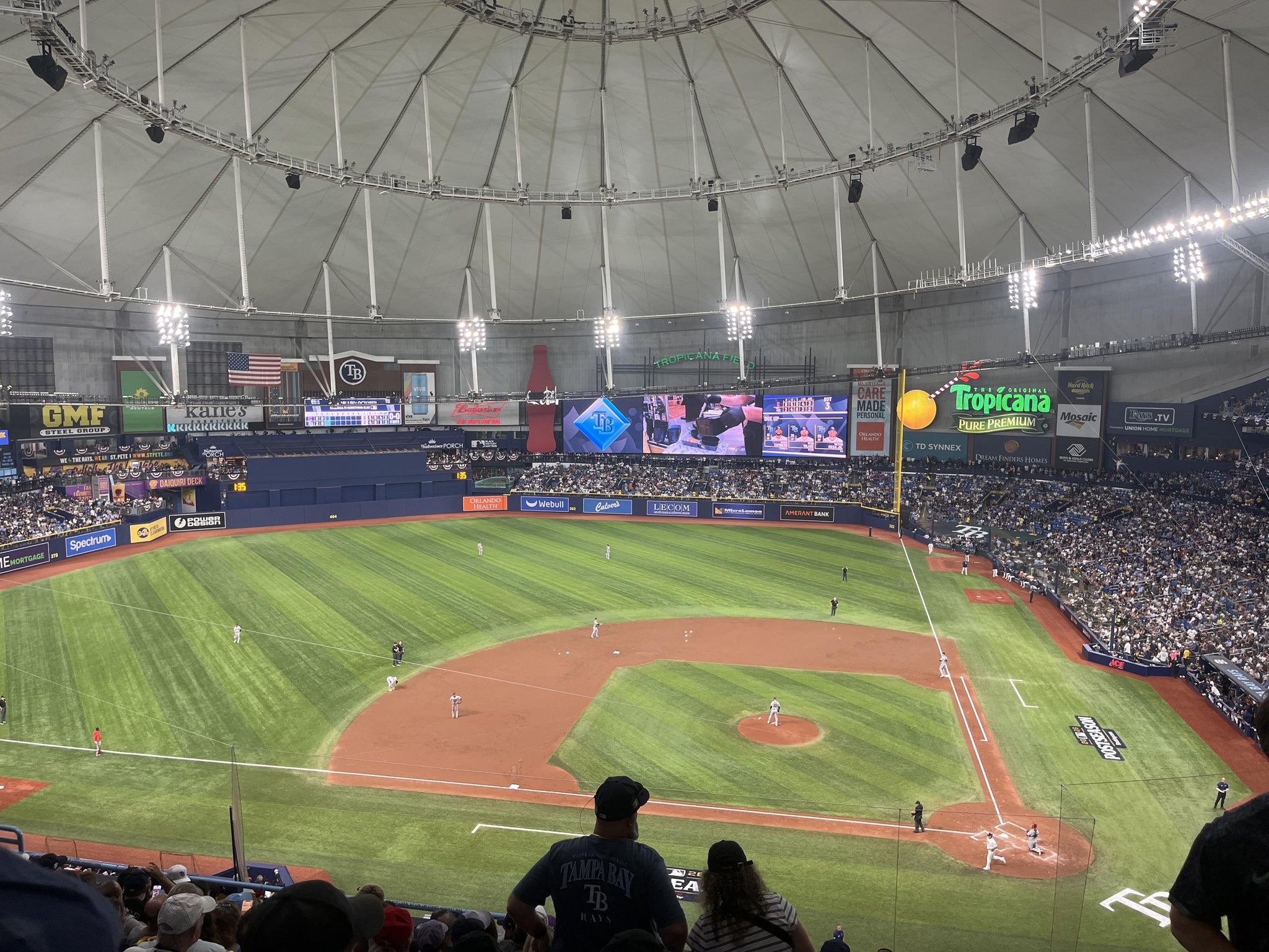 Real Fan View taken from Section 309 at Tropicana Field by Anonymous User