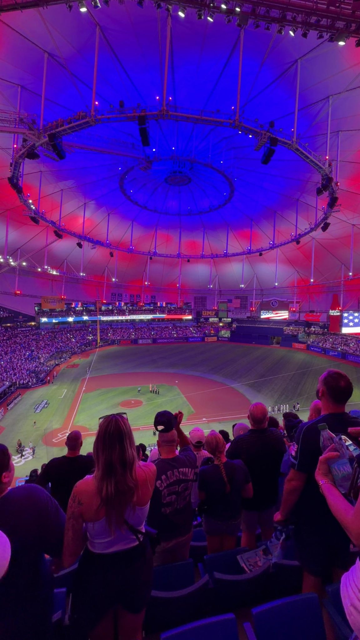 Real Fan View taken from Section 310 at Tropicana Field by Katie T