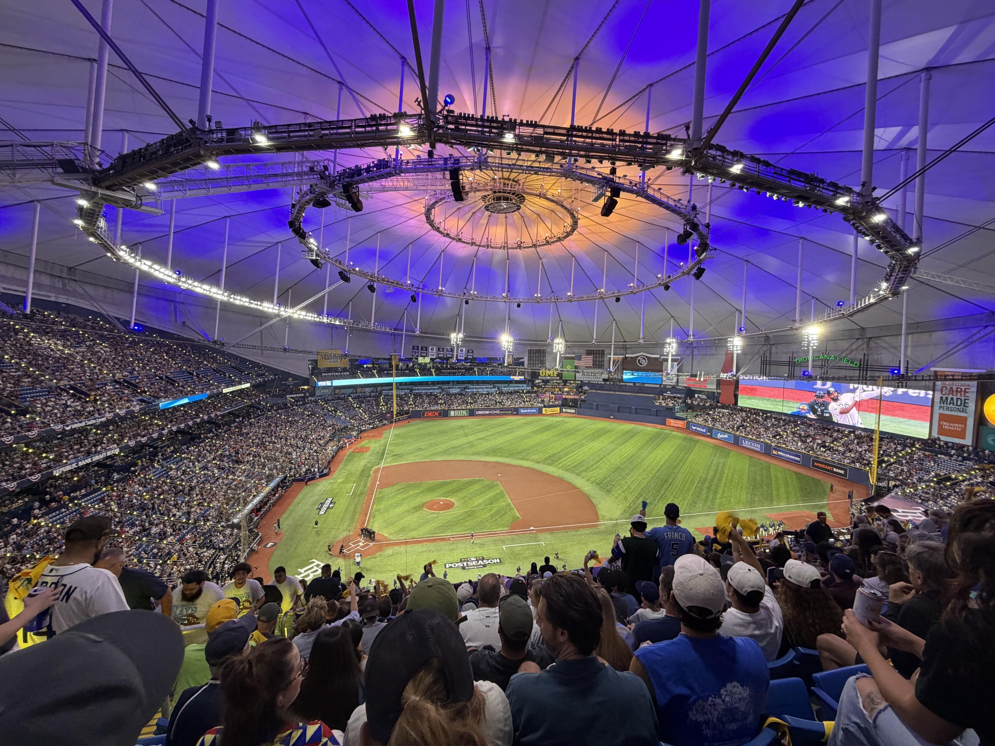 Real Fan View taken from Section 310 at Tropicana Field by Patrick S