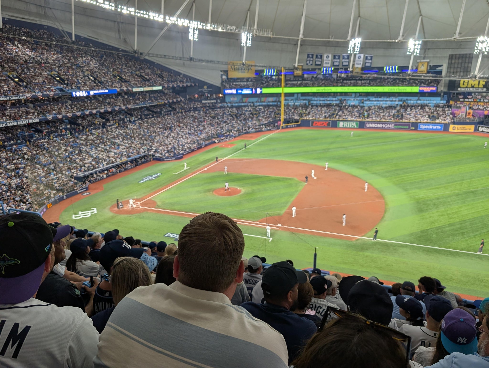 Real Fan View taken from Section 314 at Tropicana Field by Ryan C