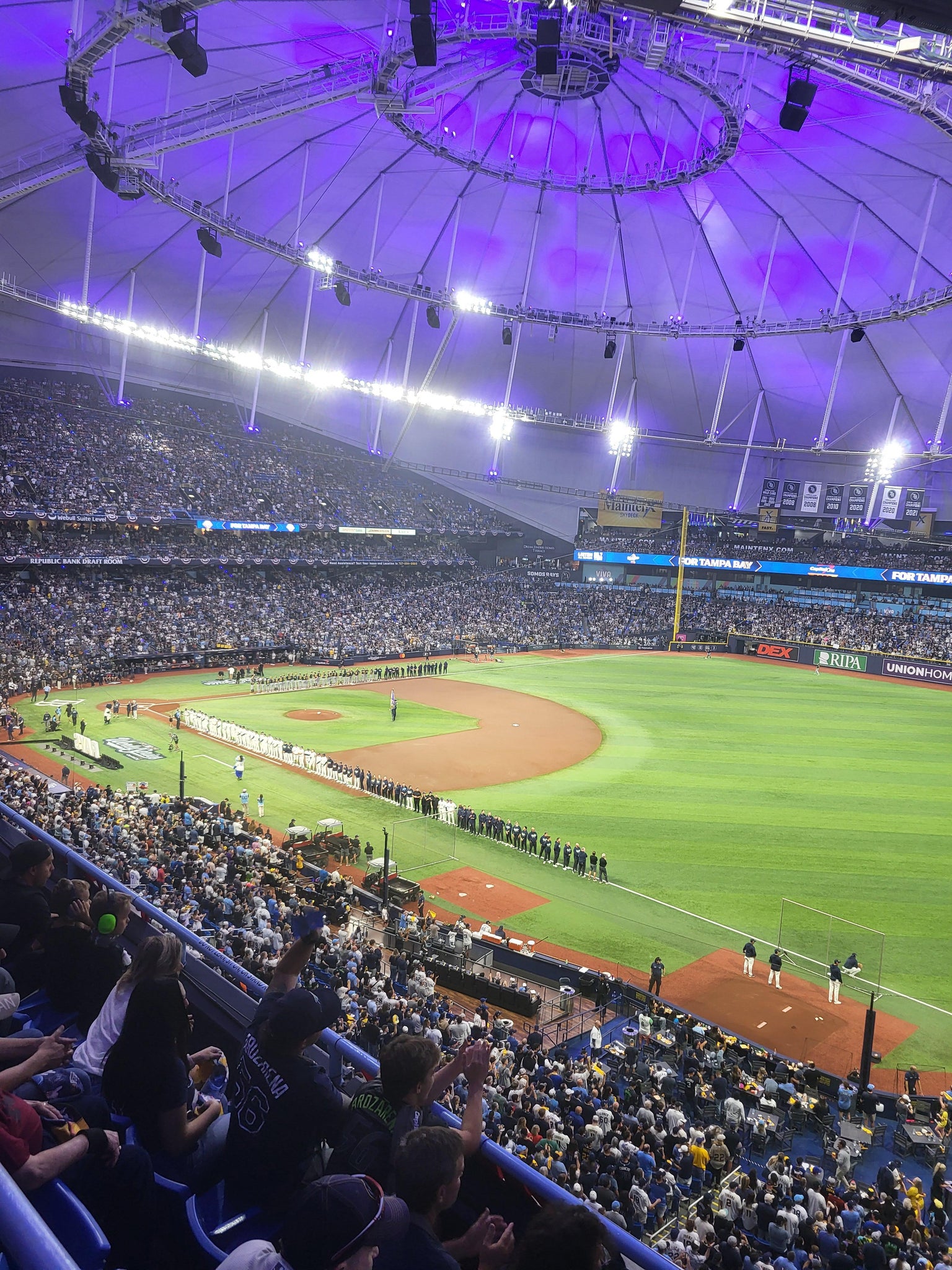 Real Fan View taken from Section 321 at Tropicana Field by Richard B