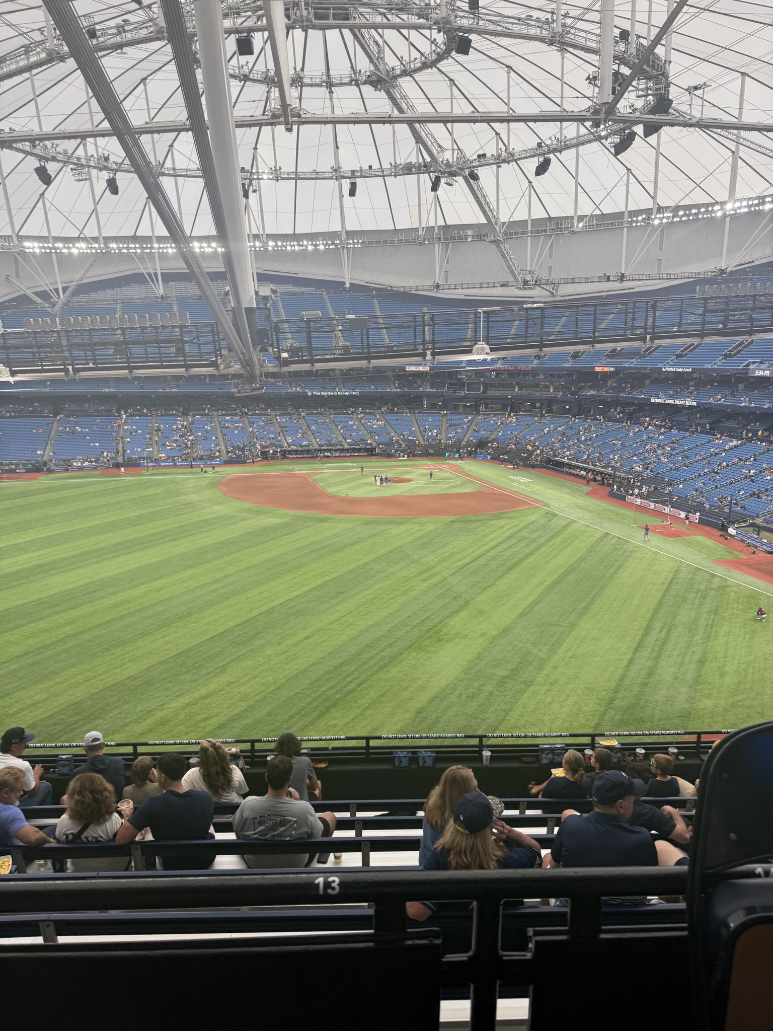 Real Fan View taken from Section 345 at Tropicana Field by Adolph L